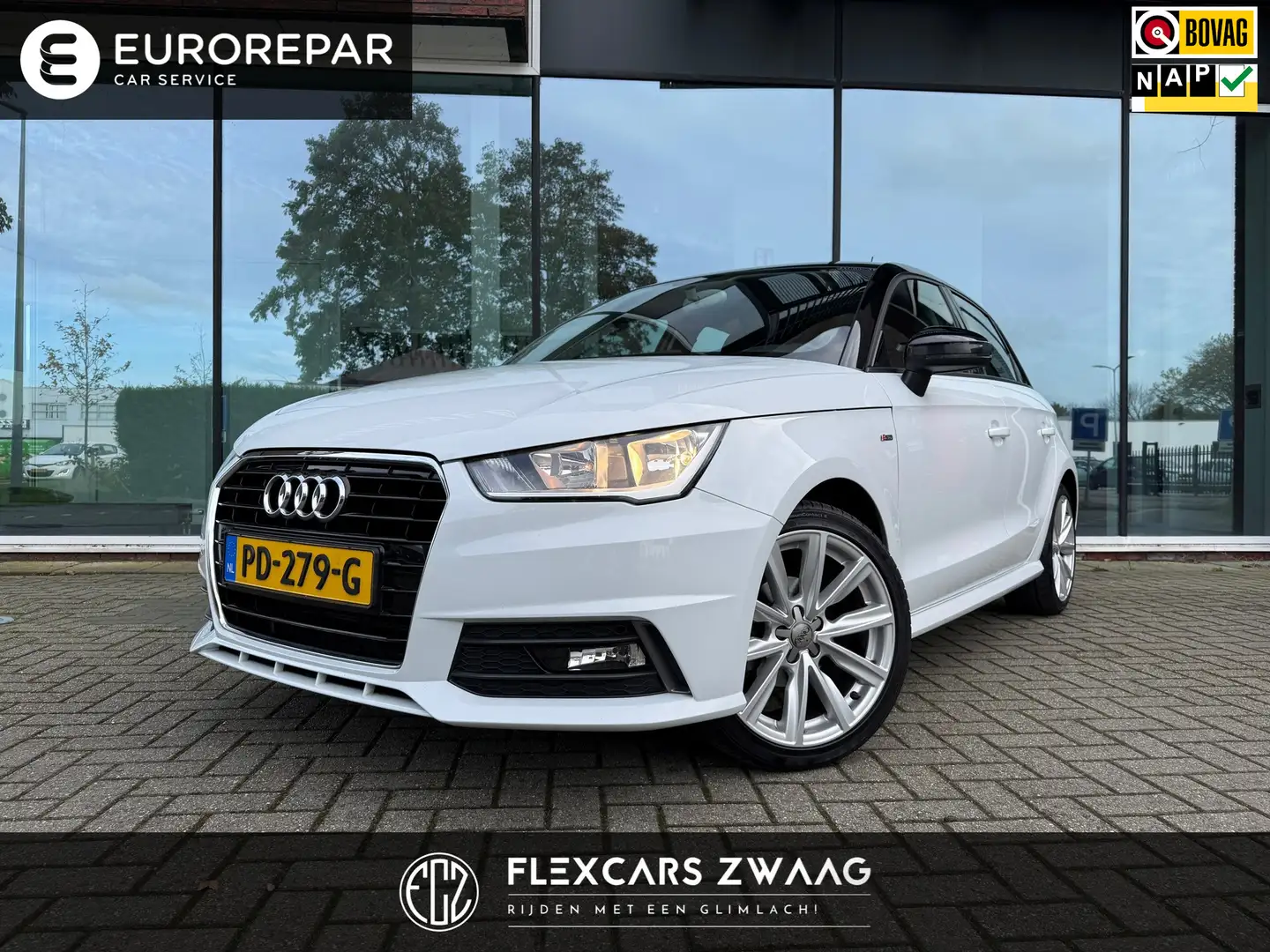 Audi A1 Sportback 1.0 TFSI Adrenalin S Line - Navi - Parke Wit - 1