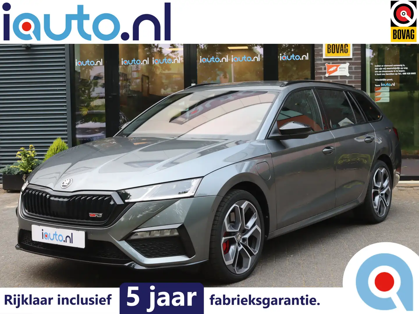 Skoda Octavia Combi 1.4 TSI RS iV PHEV Matrix LED/ACC/Keyless/Ca Grigio - 1