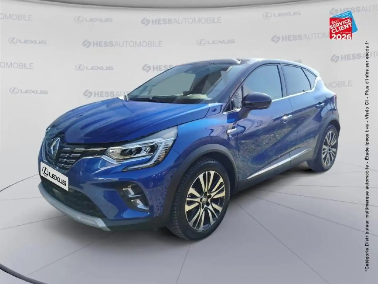 Renault Captur 1.6 E-Tech hybride 145ch Iconic Blau - 1