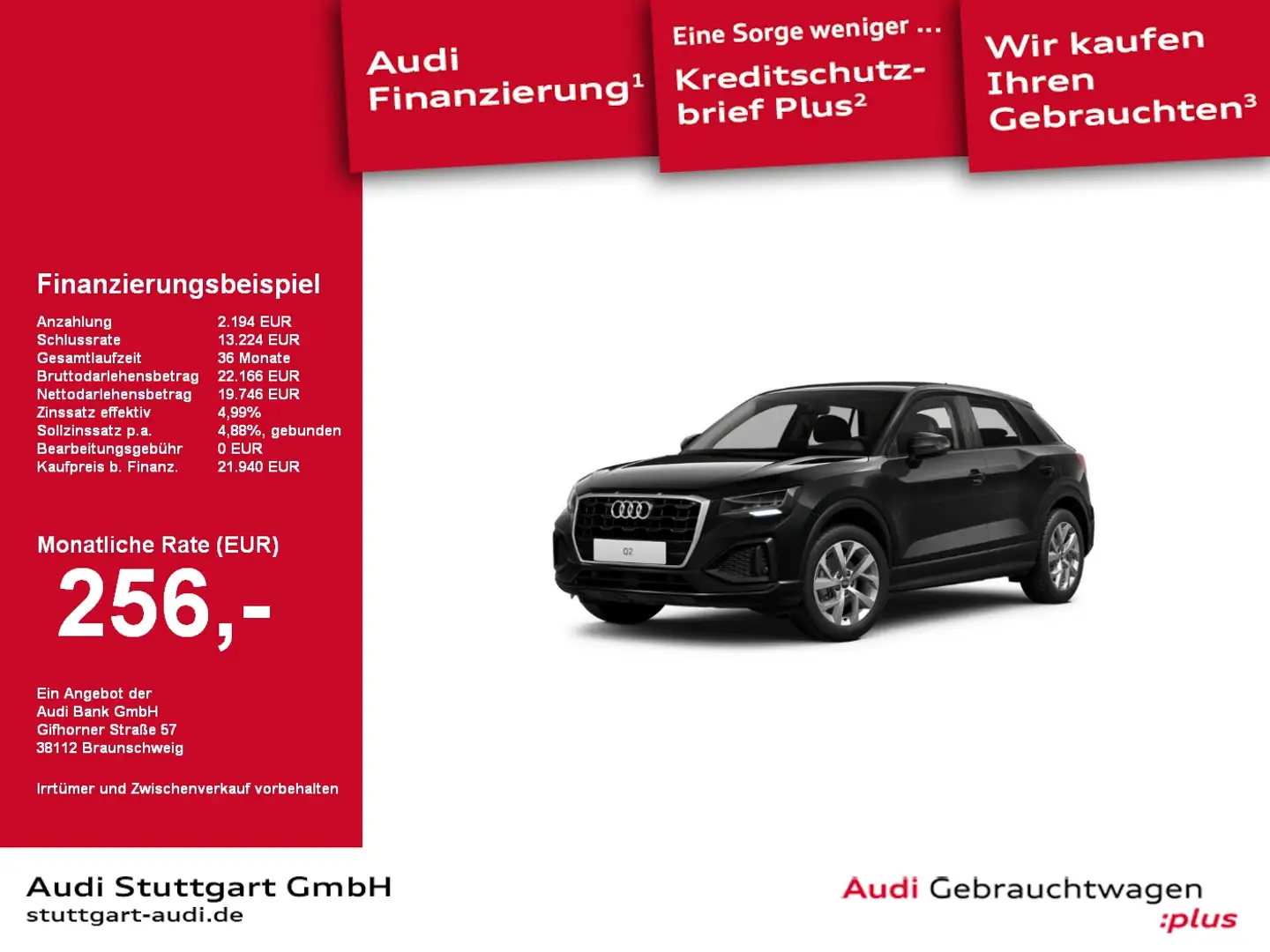 Audi Q2 30 TFSI LED Keyless Sitzheizung PDC+Kamera Schwarz - 1