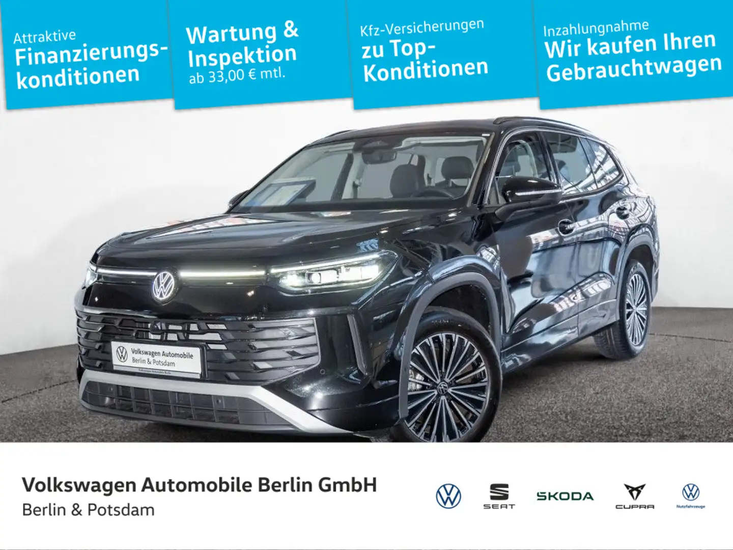 Volkswagen Tayron 1.5 eTSI Life 7-Sitzer Navi IQ-LED Kamera Schwarz - 1