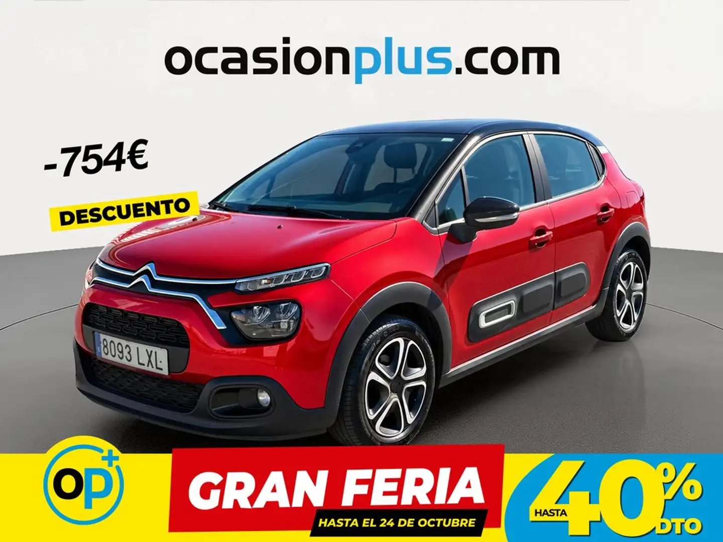 Citroen C3 1.2 PureTech S&S Feel Pack 83 Rojo - 1