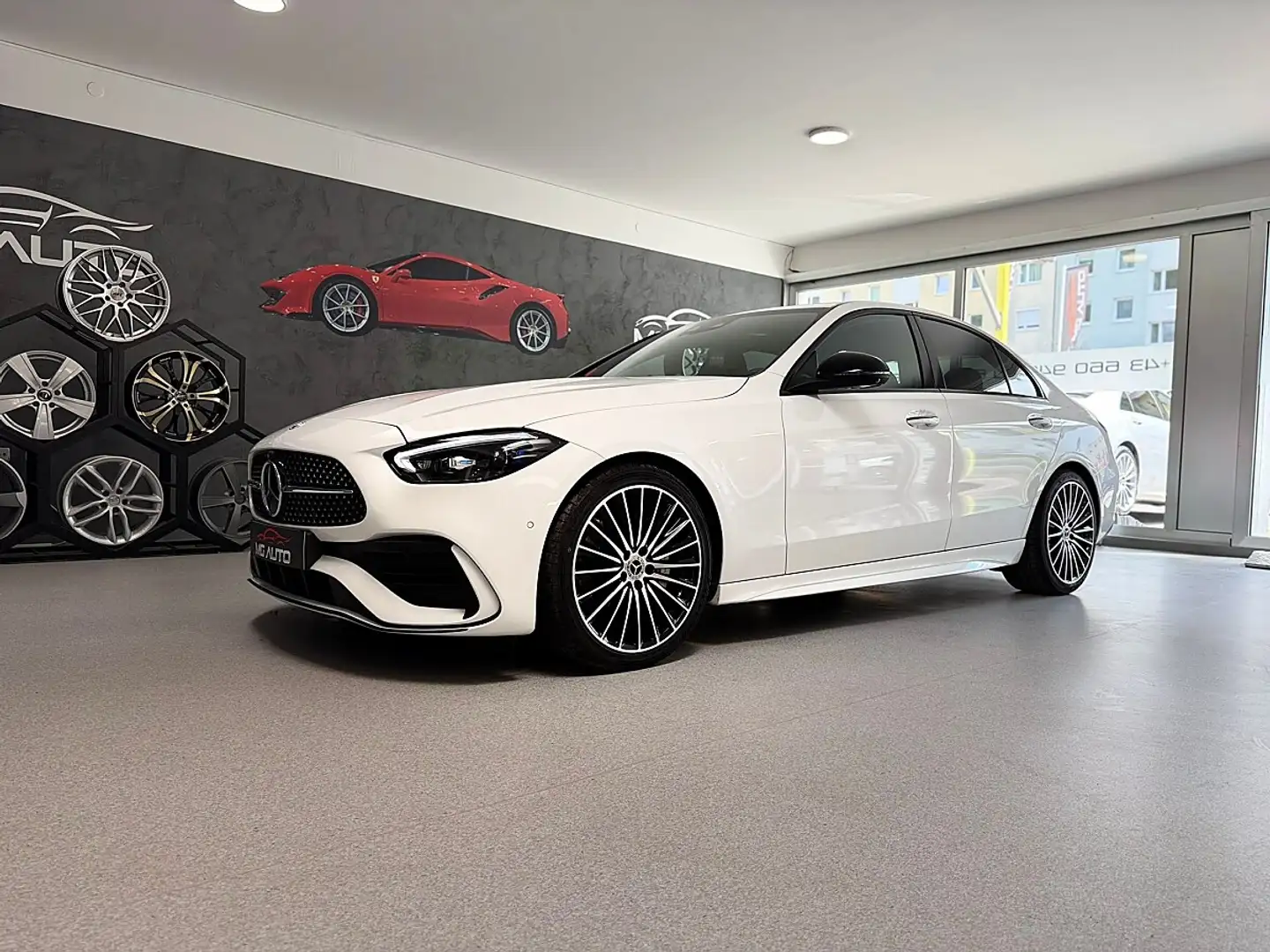 Mercedes-Benz C 200 d Aut. Limousine *AMG-LINE*TOP AUSSTATTUNG* Weiß - 1