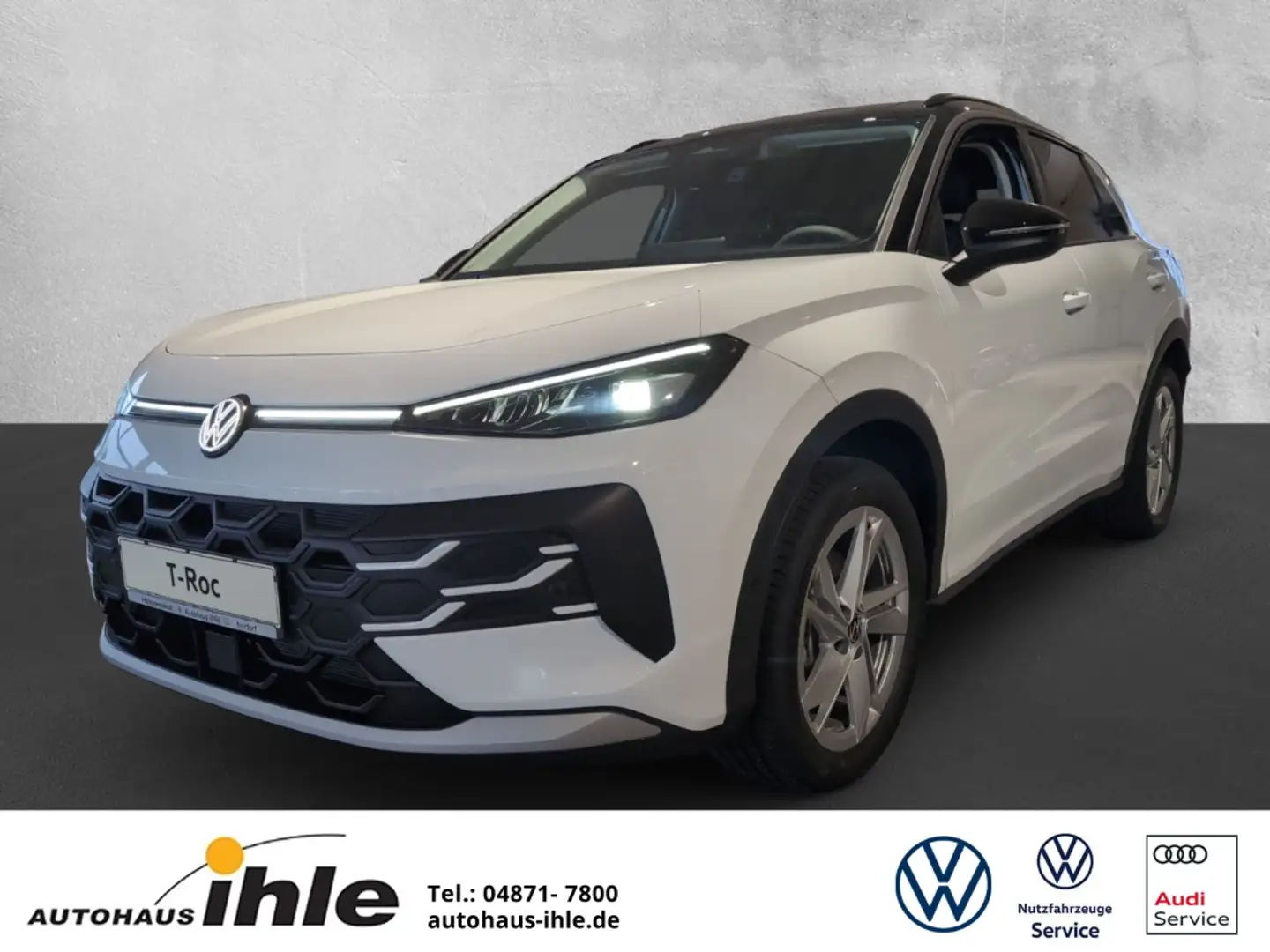 Volkswagen T-Roc 1,5 eTSI DSG Life *Neues Modell* R-KAMERA Weiß - 1