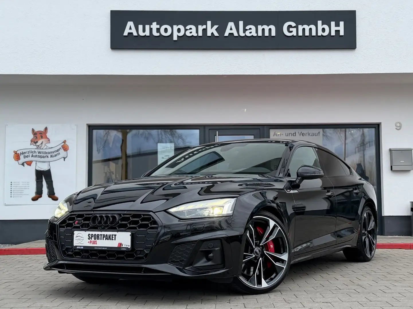 Audi S5 SB 3.0 TDI quatt. ACC B&O Laser Lane SHZ 360° Noir - 1