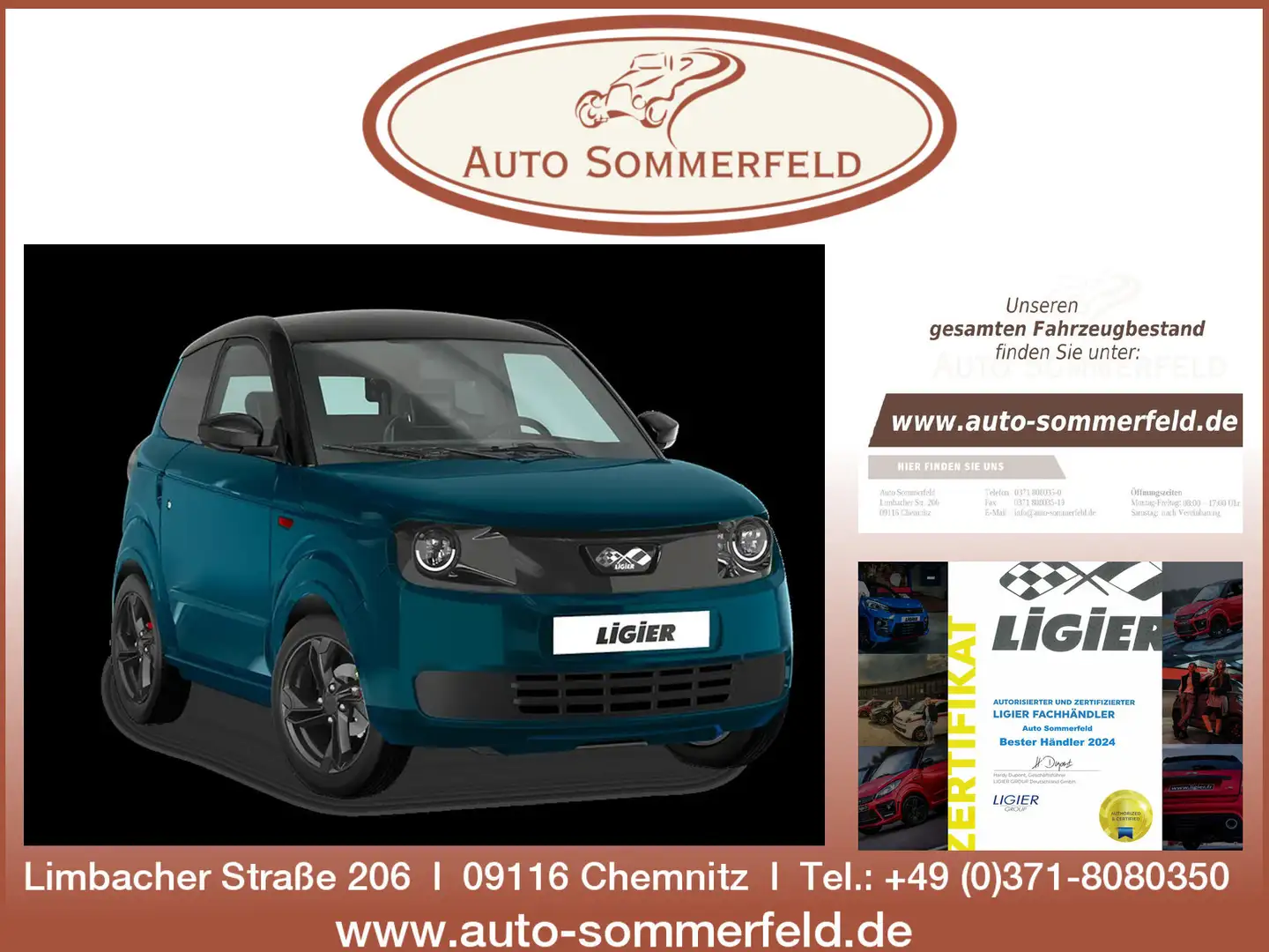 Ligier Myli E.PIC mit neuem Diesel Motor Bleu - 1