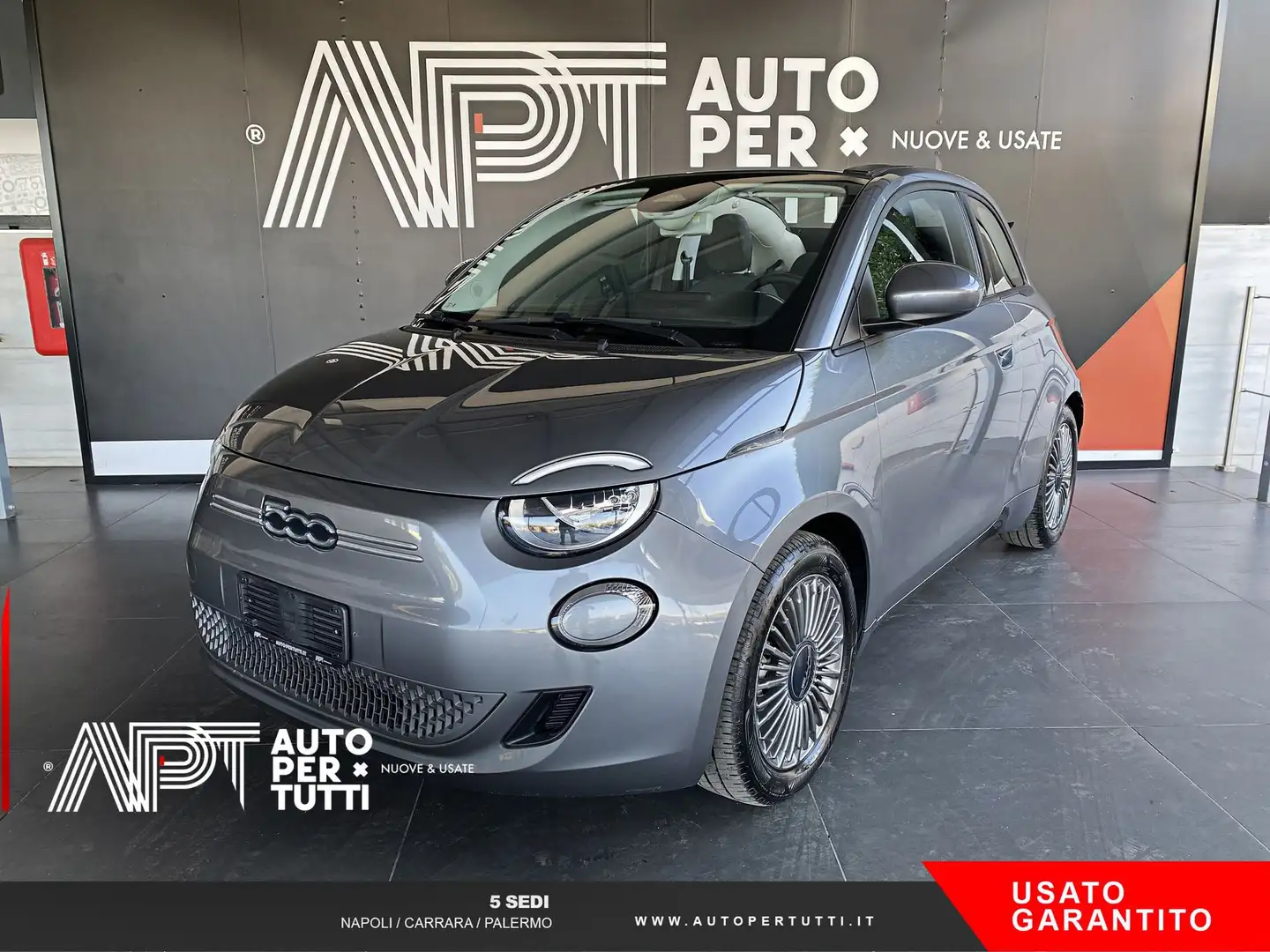 Fiat 500e 500e Cabrio Icon Gris - 2