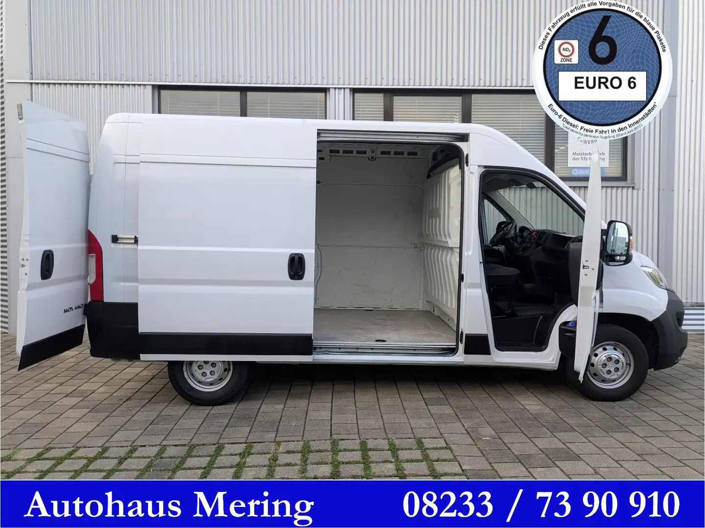 Opel Movano C L2H2 3,5t Edition Tempo DAB Lordo Klima Blanc - 1