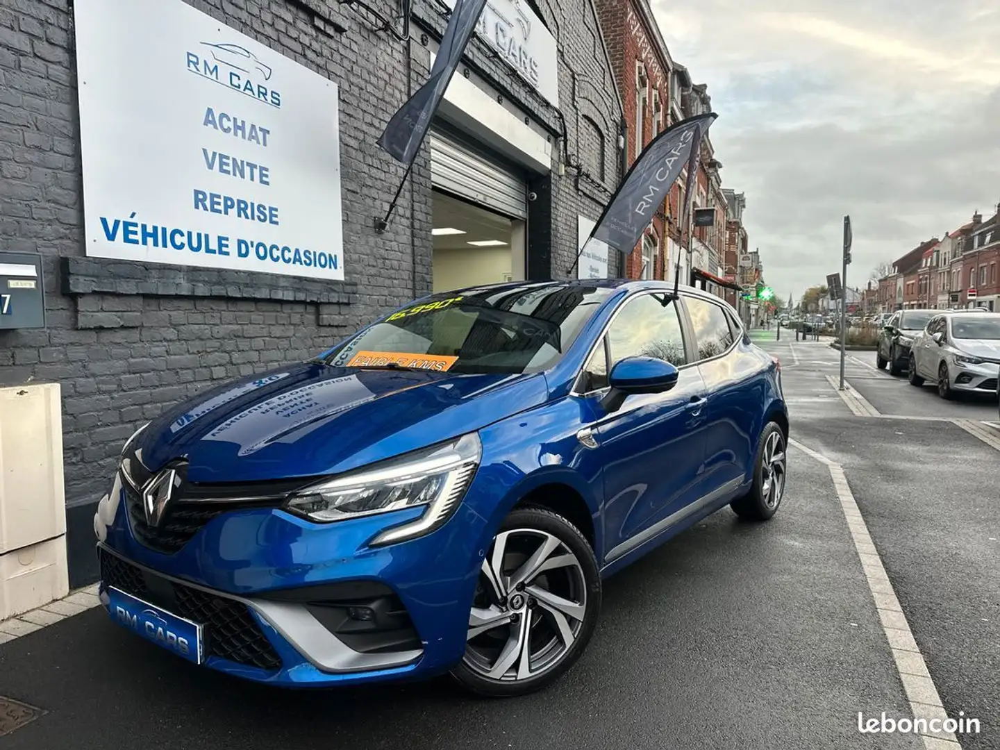 Renault Clio V 1.3 TCe 130ch Line EDC 1ère main Blu/Azzurro - 2