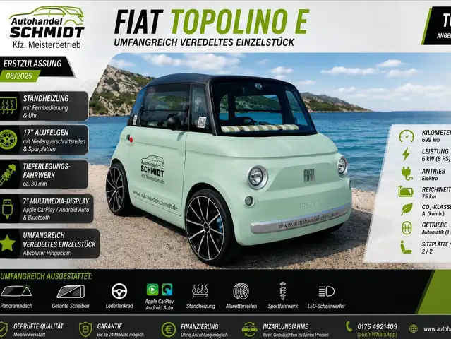 Fiat Topolino E umfangreich veredeltes Einzelstück 45 km/h