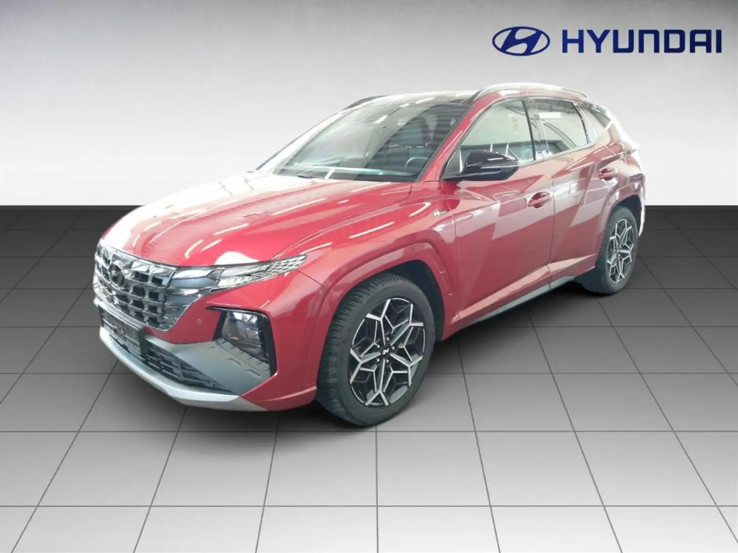 Hyundai TUCSON 1.6 Turbo DCT 180PS 4WD N-Line Mild-Hybrid  Panora Rosso - 1