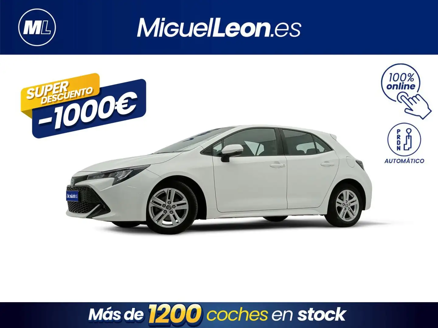 Toyota Corolla 1.8 125H ACTIVE TECH E-CVT Blanco - 1