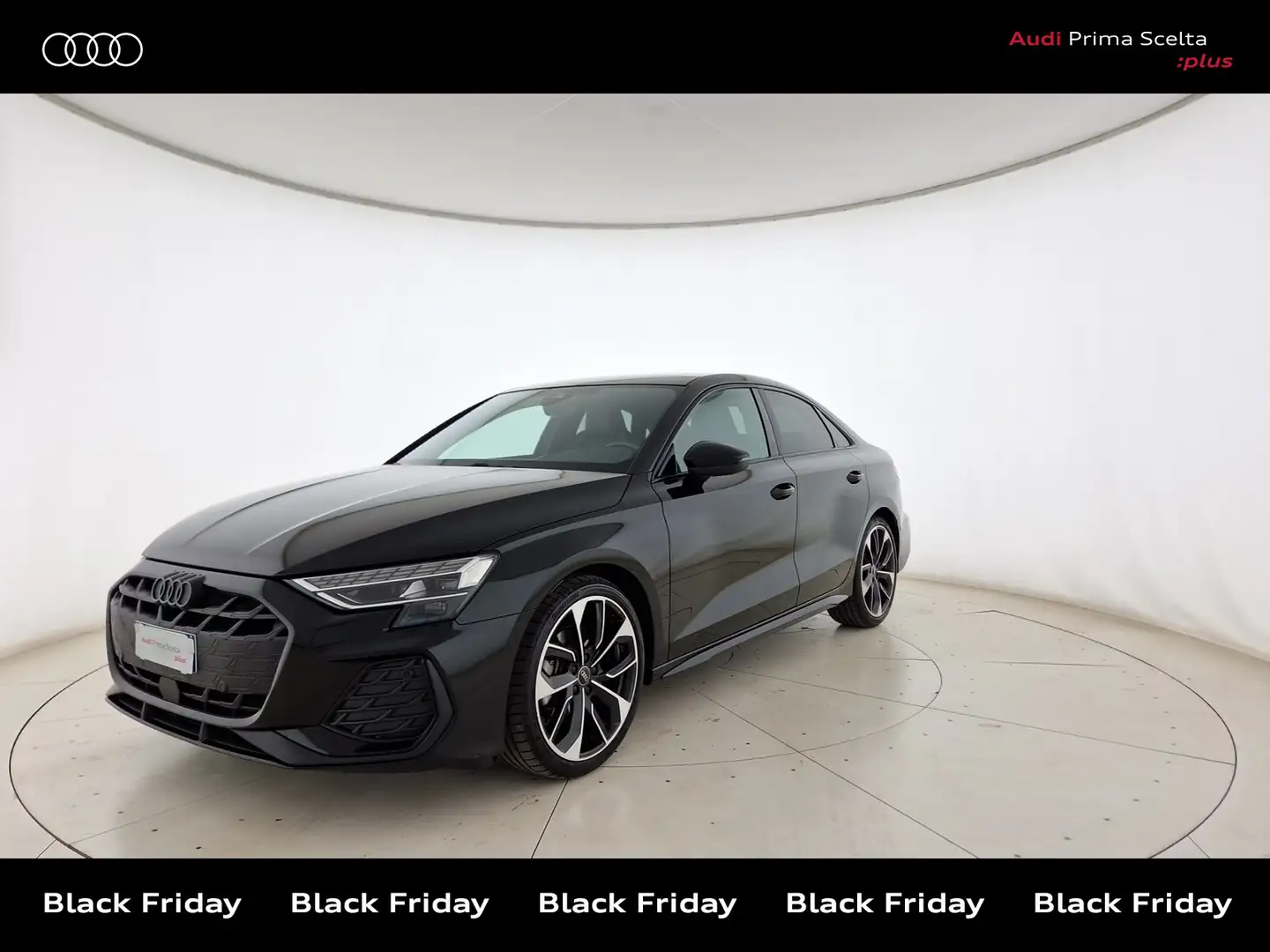 Audi A3 sedan 1.5 tfsi mhev s line edition 150cv s-tronic Nero - 1
