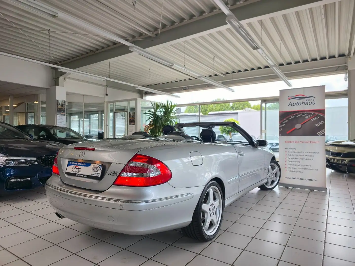 Mercedes-Benz CLK 320 Cabrio Avantgarde BOSE Bi-Xenon AUTOGAS Ezüst - 2