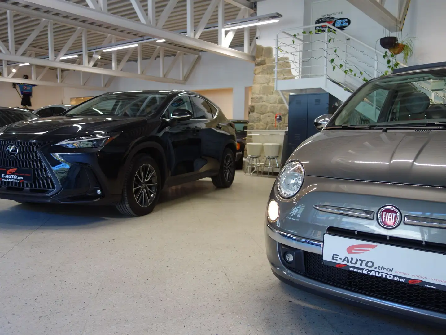 Fiat 500C 1,2 69 Lounge *CABRIOLET *CHROMPAKET *WENIG KM Grau - 2