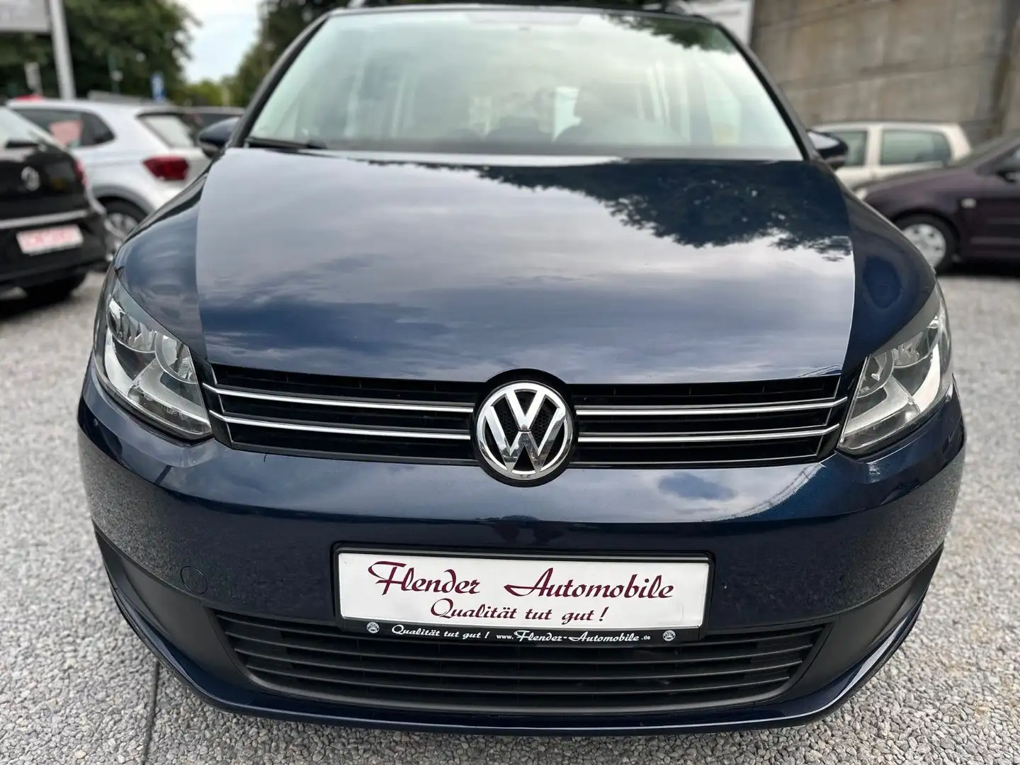 Volkswagen Touran Klima ,PDC, inkl. 3 Jahre Hausgarantie Blauw - 2