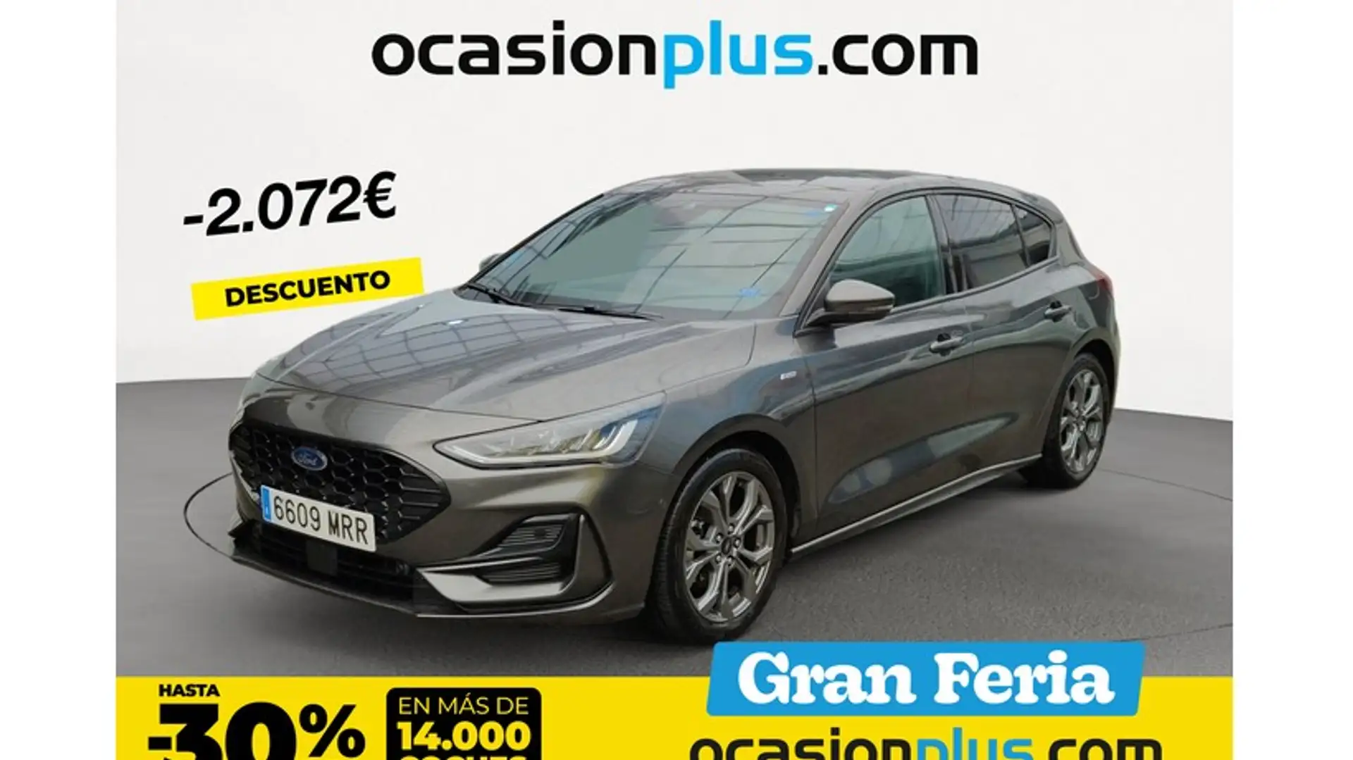 Ford Focus 1.0 Ecoboost MHEV ST-Line 155 Aut. Gris - 1