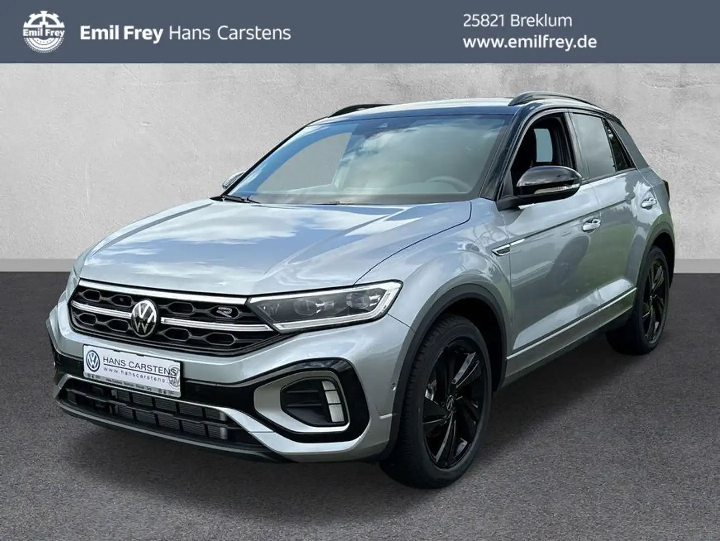 Volkswagen T-Roc 1,5 TSI R-Line DSG AHK Navi Tempomat Silber - 1