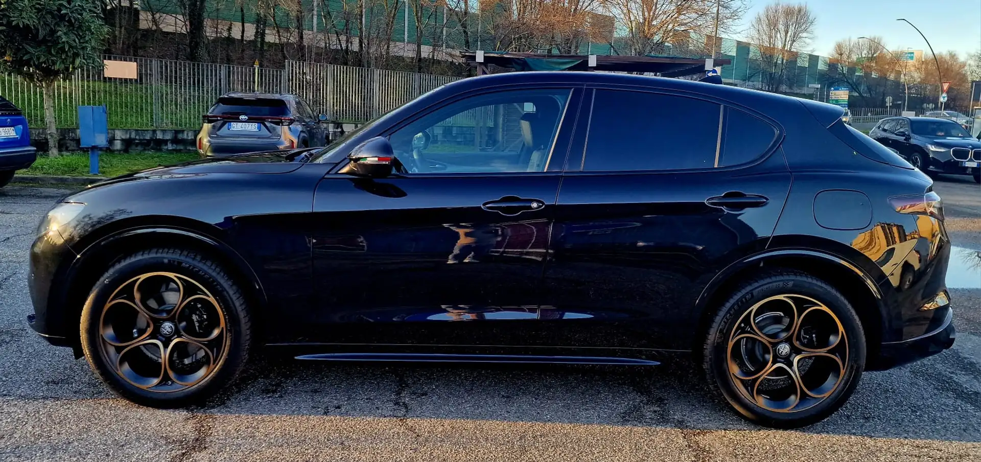 Alfa Romeo Stelvio Stelvio 2.2 t Intensa Q4 210cv auto Schwarz - 2