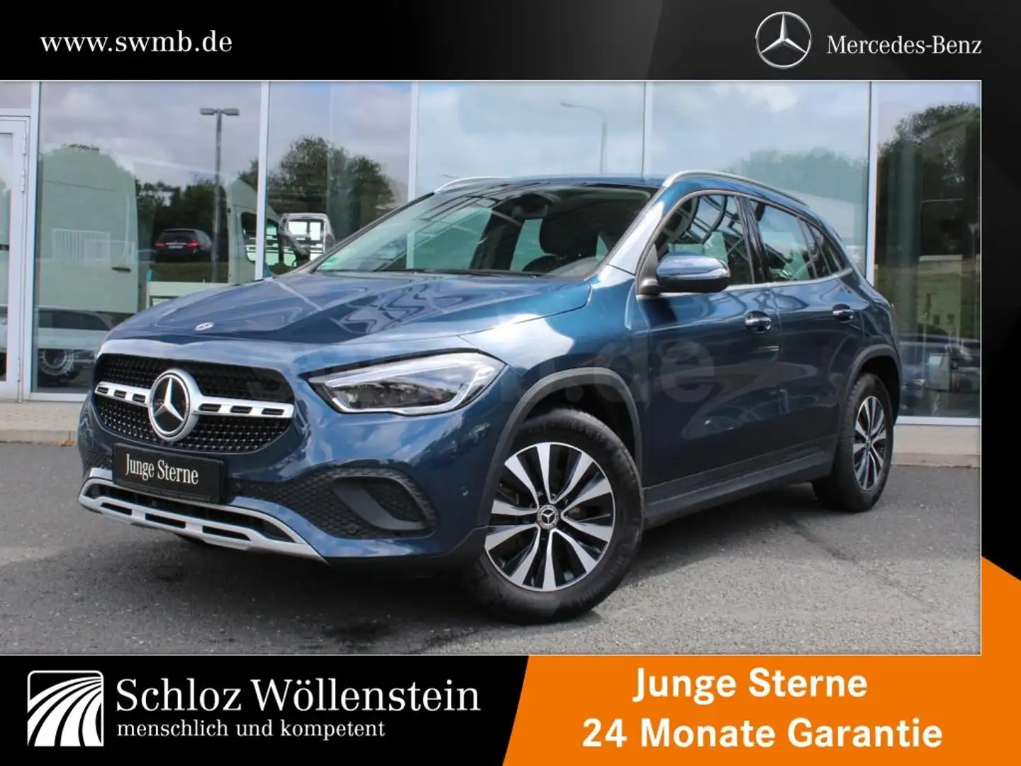 Mercedes-Benz GLA 220 d 4M Style/MULTIBEAM/BusinessP/Memory/Cam Blau - 1