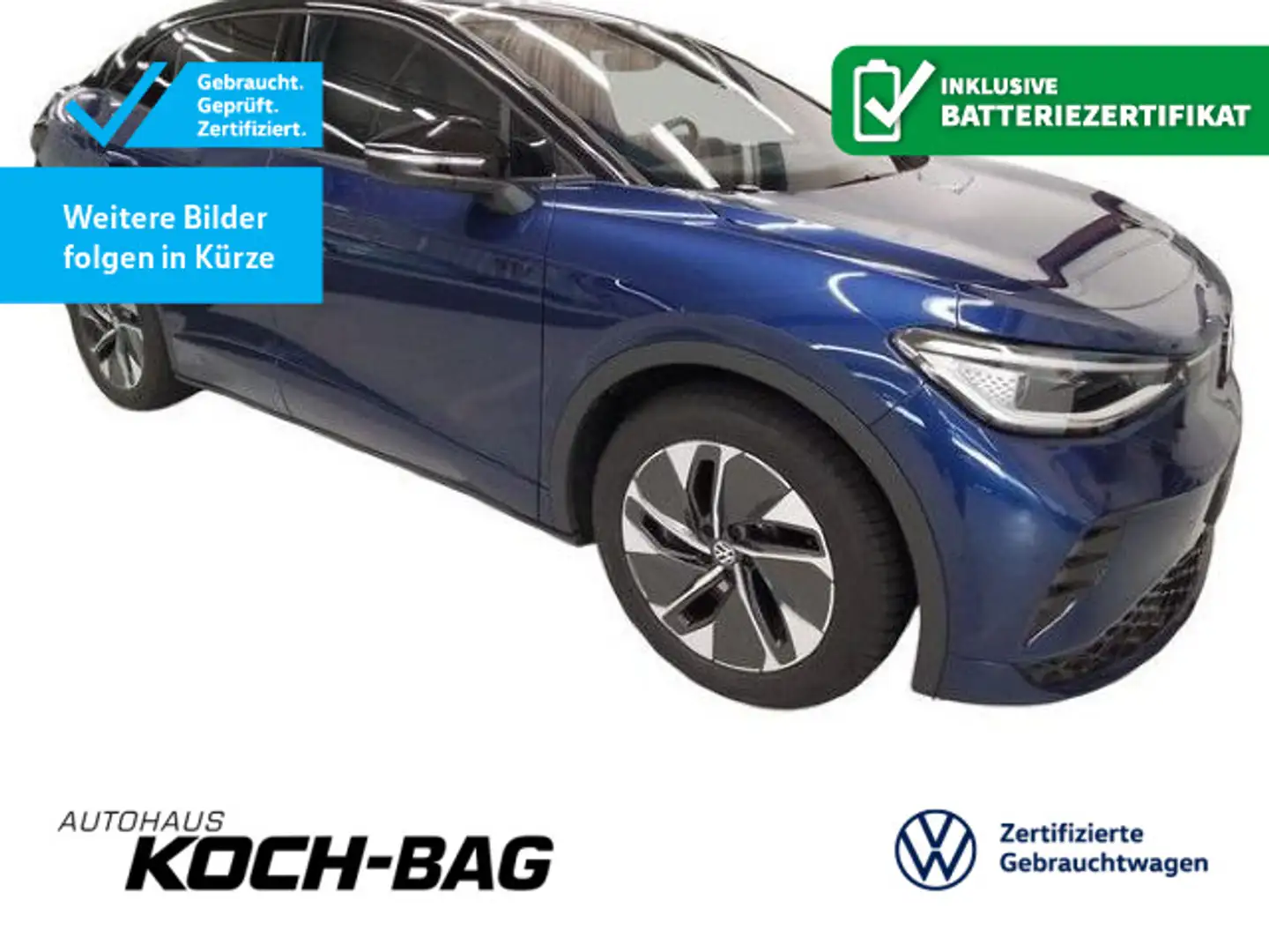 Volkswagen ID.5 GTX 4M 79kWh Pano Kamera LED Navi AHK Harma Blau - 1
