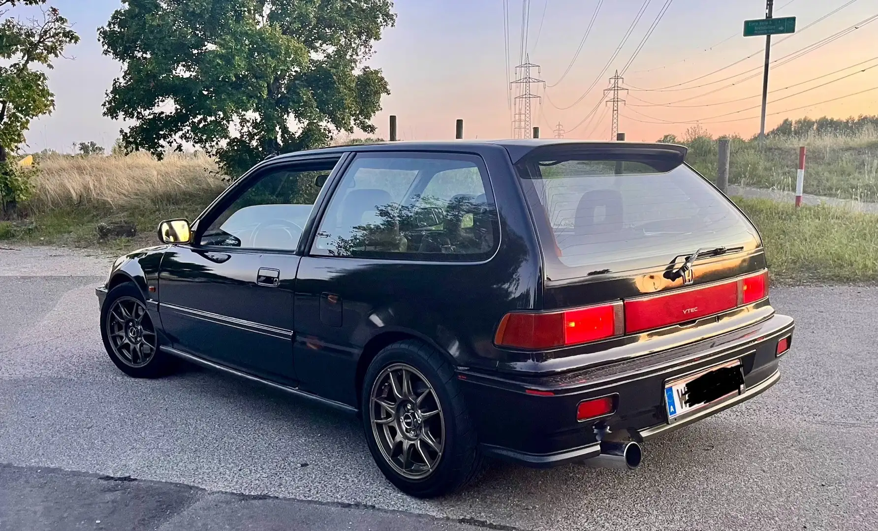 Honda CRX Civic V-TEC 16V Schwarz - 2