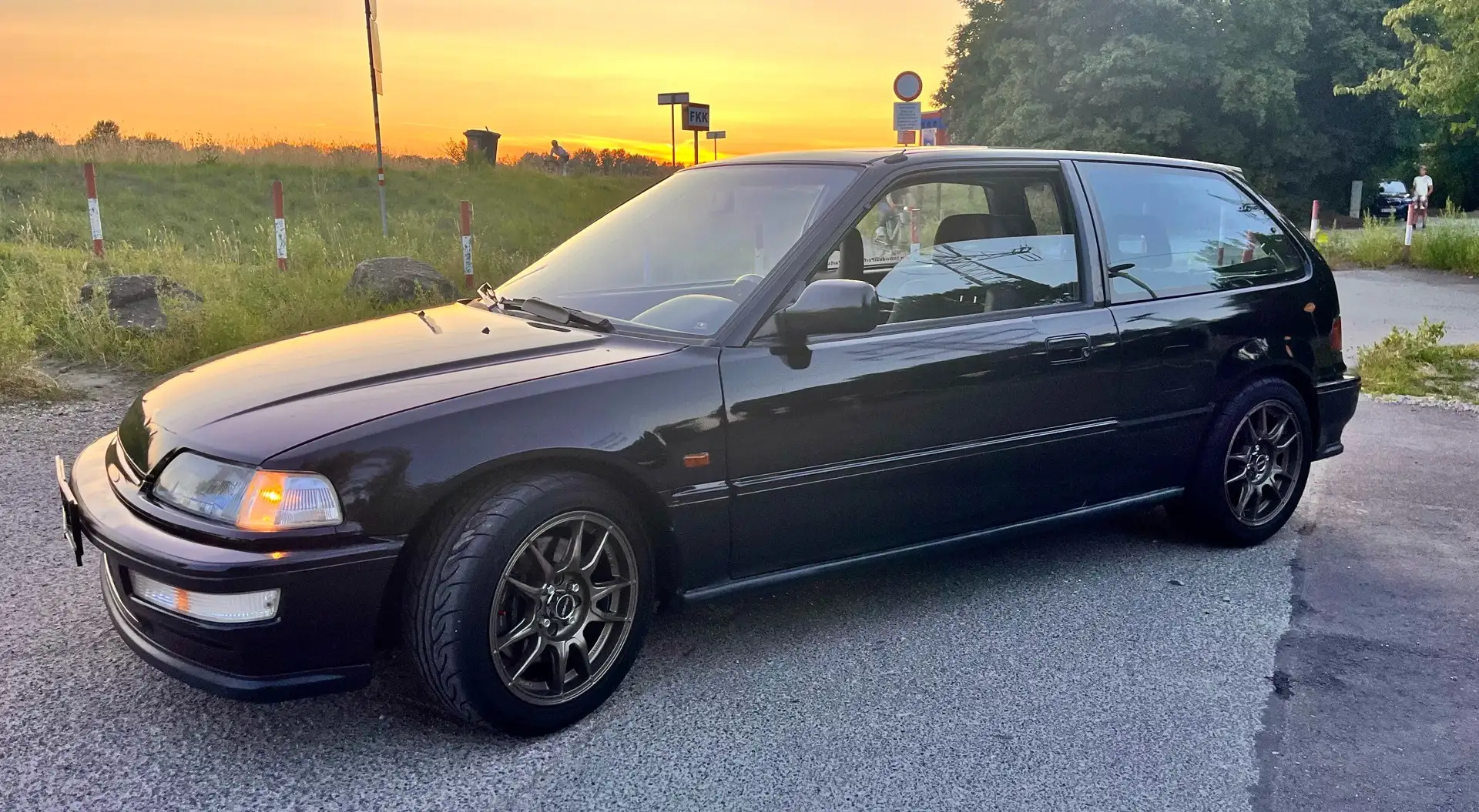 Honda CRX Civic V-TEC 16V Schwarz - 1