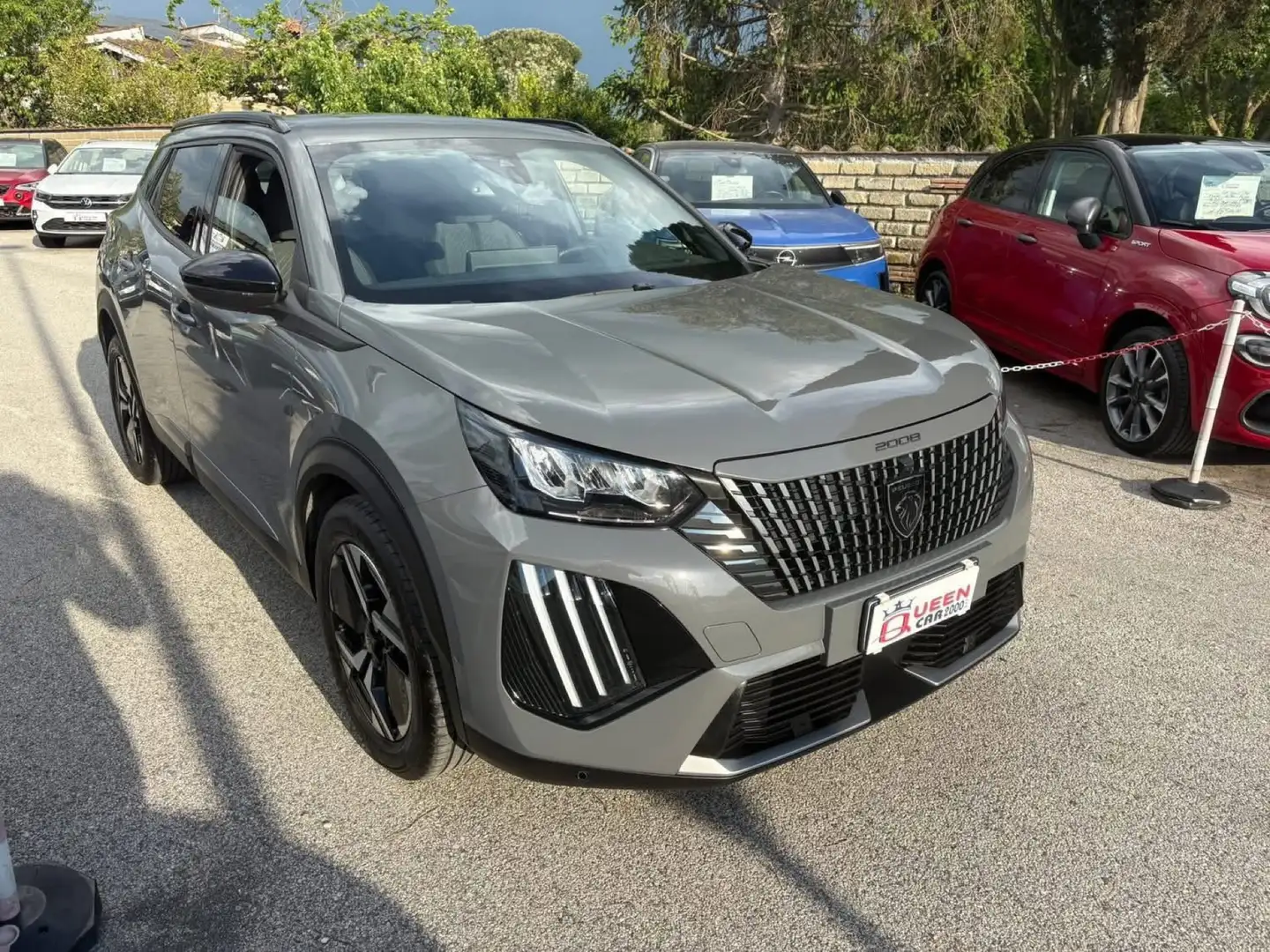Peugeot 2008 1.2cc 100cv Allure+Telecam Ant-Post PREZZO REALE Grigio - 2