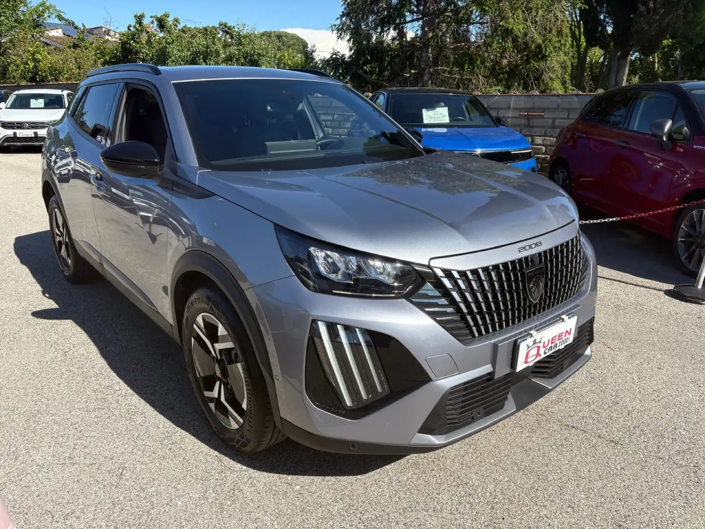 Peugeot 2008 1.2cc 100cv Allure+Telecam Ant-Post PREZZO REALE Grigio - 1