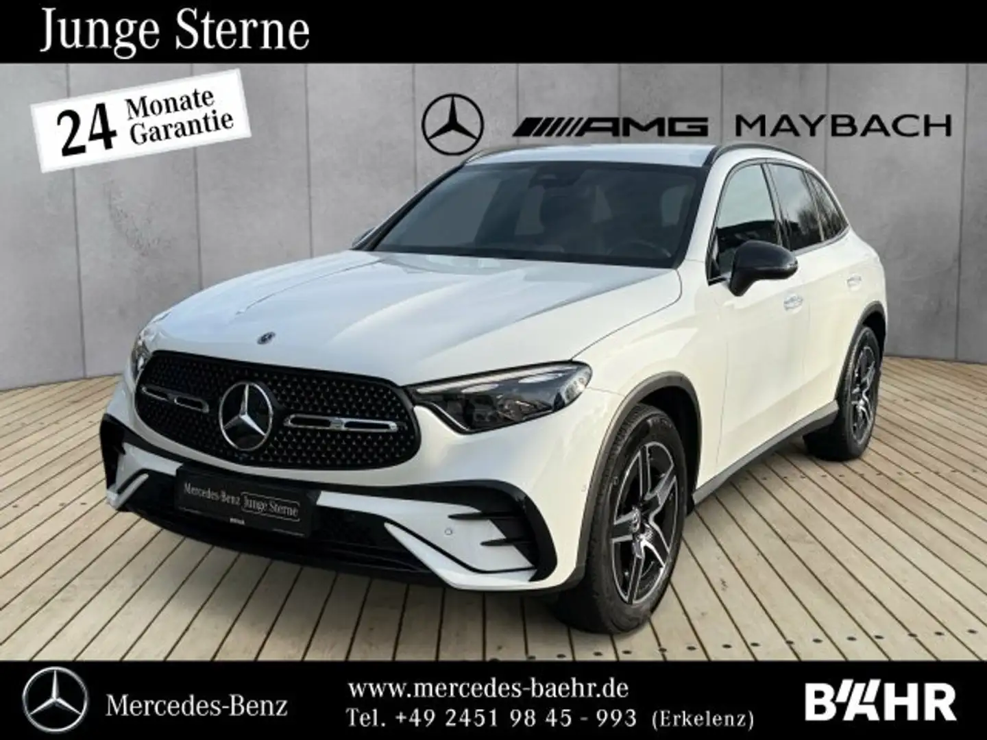 Mercedes-Benz GLC 300 GLC 300 d 4M AMG+Night/Digital-Light/AHK/LMR-19" Weiß - 1