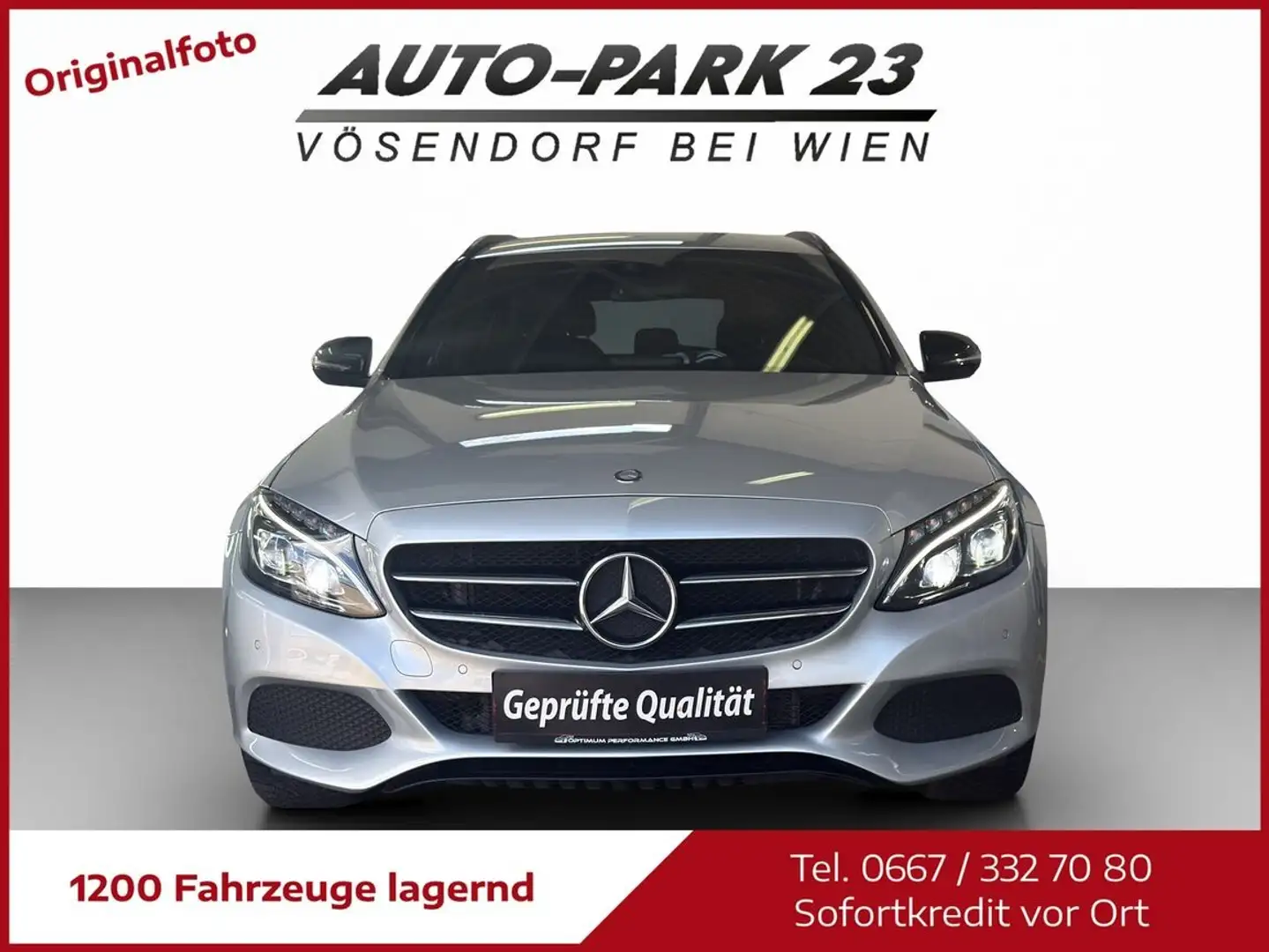 Mercedes-Benz C 350 e T Avantgarde Aut.*KAMERA*NAVI**MOD2017 Silber - 2