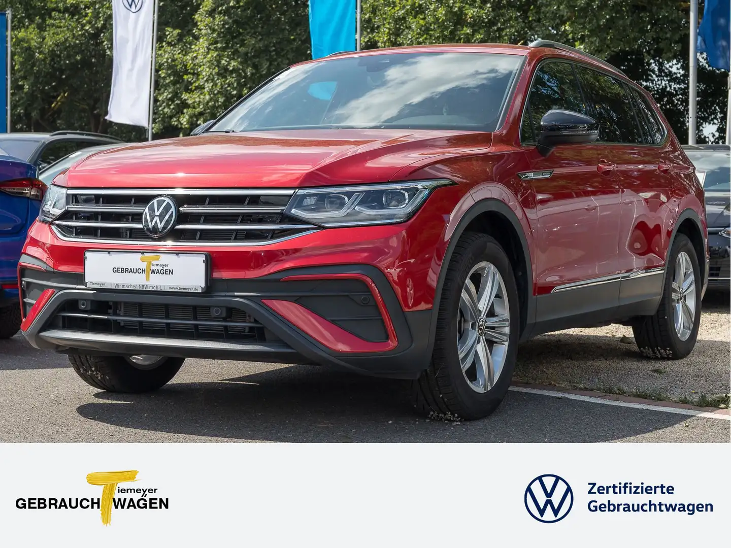 Volkswagen Tiguan Allspace 1.5 TSI DSG MOVE 7SITZ STDHZ AHK Rot - 1
