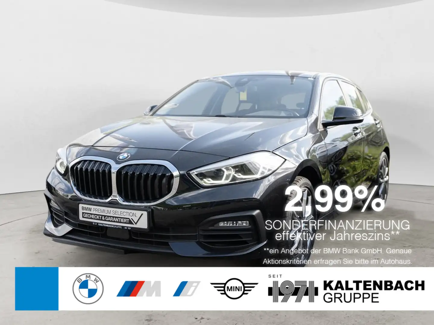 BMW 120 i Advantage LED PDC LENKRADHZ. NAVI KLIMA Schwarz - 1
