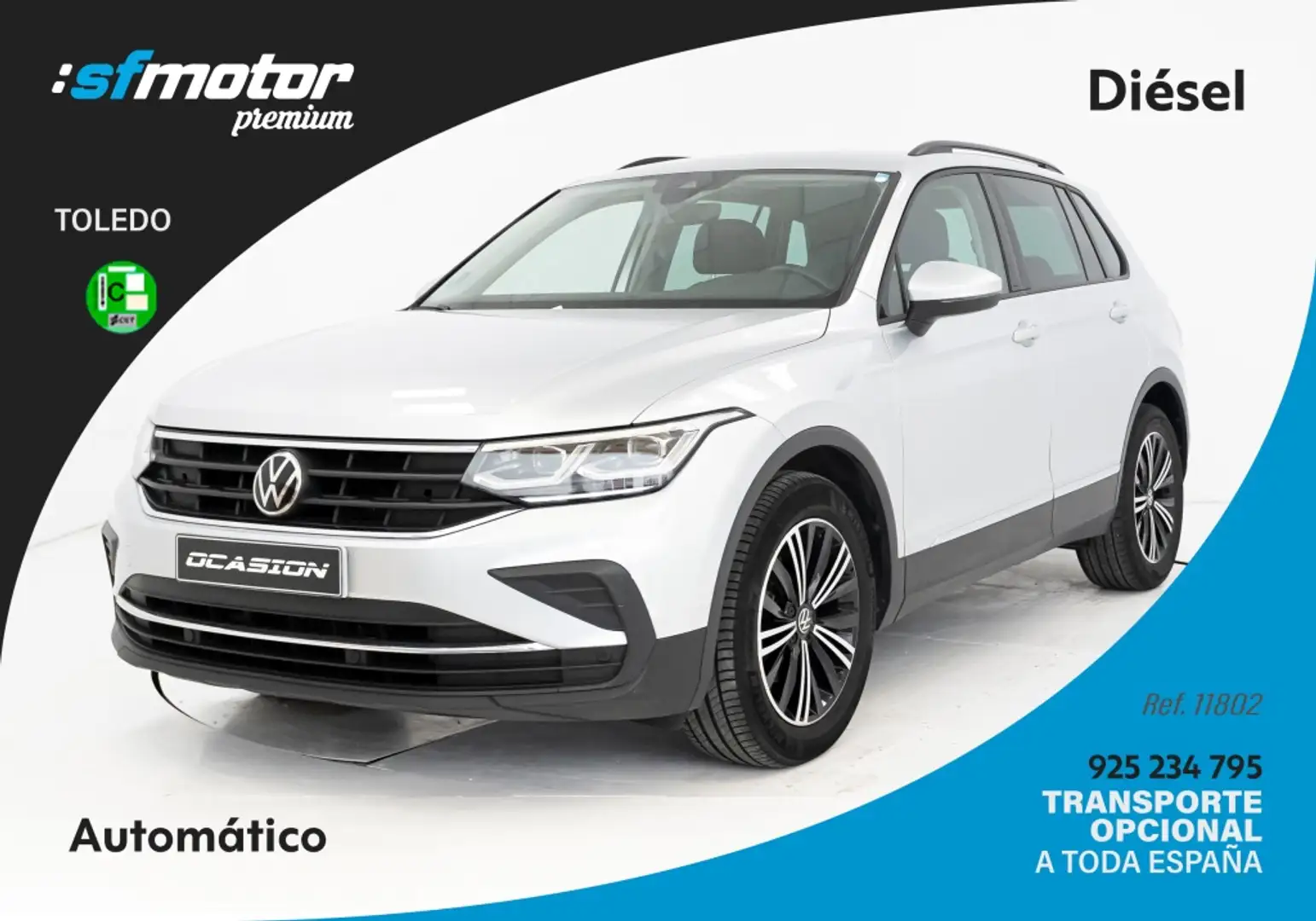Volkswagen Tiguan 2.0TDI Life DSG 110kW Gris - 1