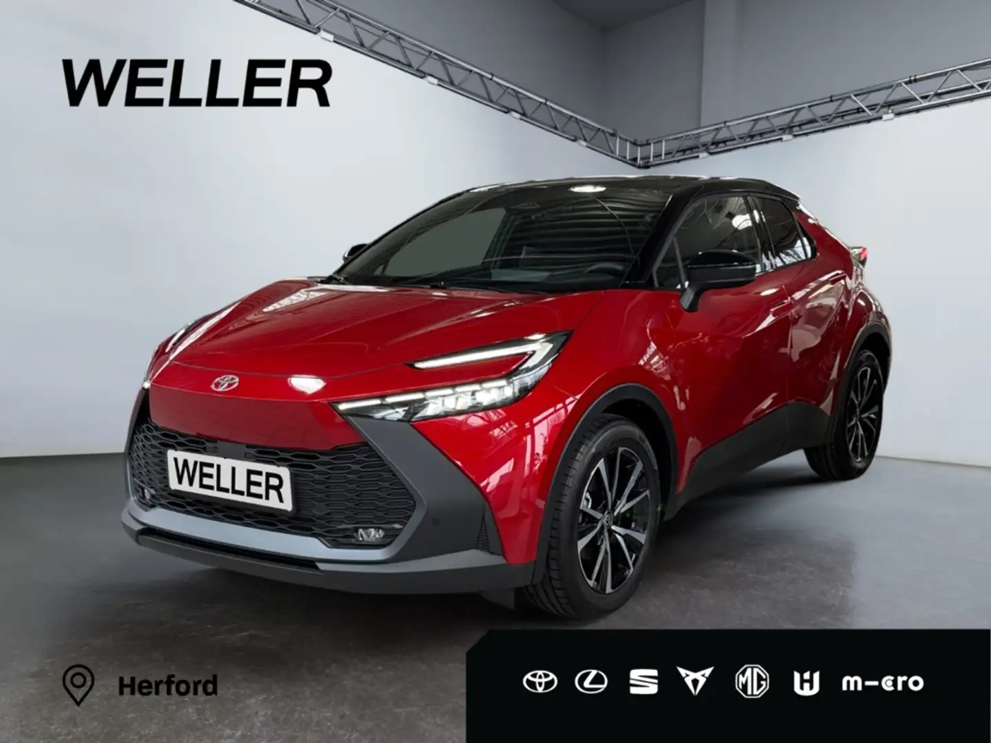 Toyota C-HR 2.0 Hybrid Teamplayer *LED*el Heck*ACC*Navi* Rot - 1