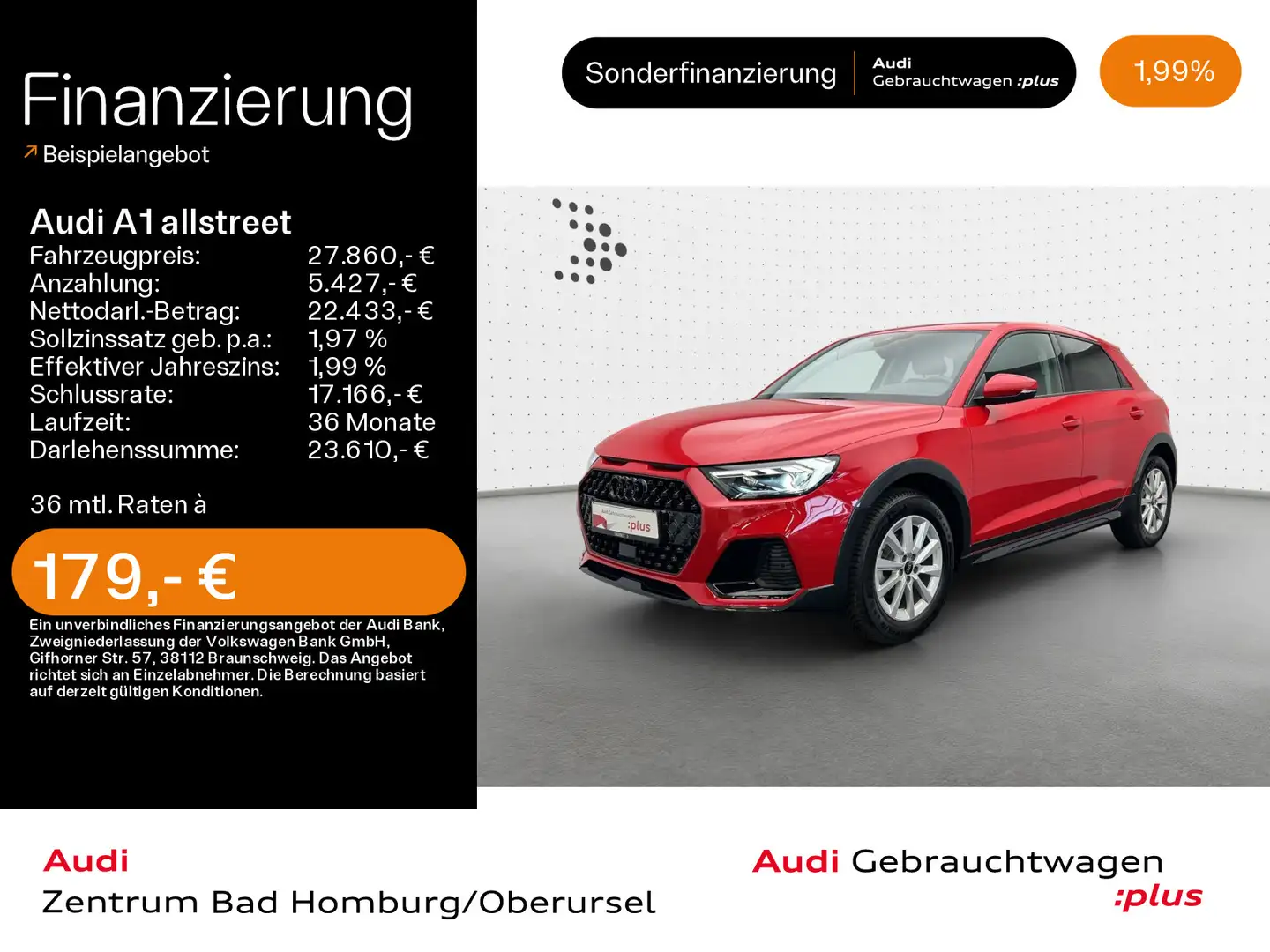 Audi A1 30 TFSI S line*Navi*LED*Alu*PDC*Aud Rot - 1