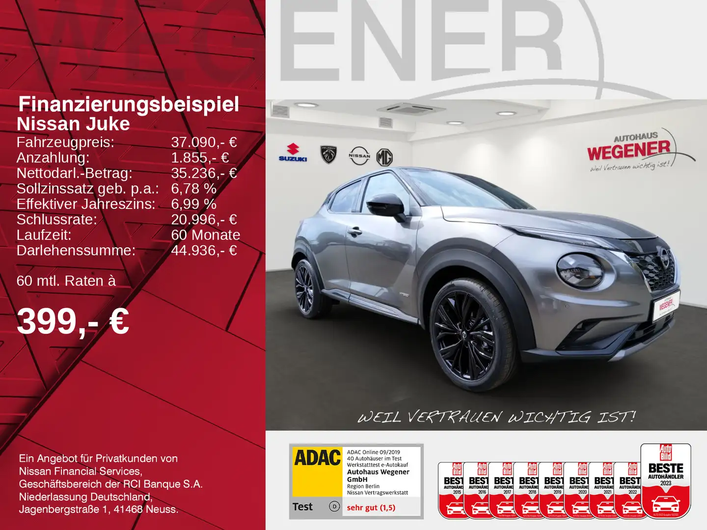 Nissan Juke JUKE 1.6 HYBRID 143 PS 4AMT Gris - 2