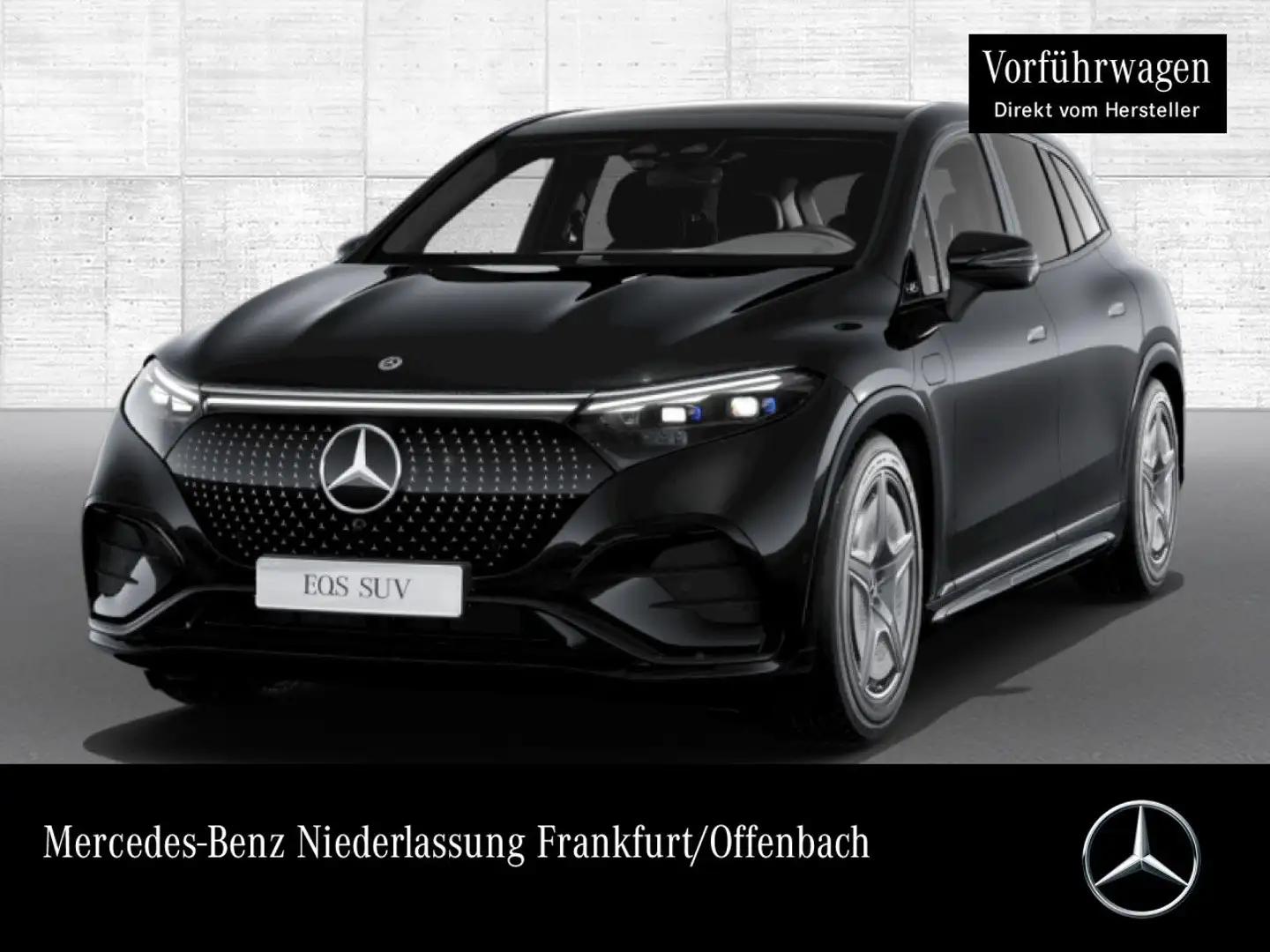 Mercedes-Benz EQS SUV EQS 450 SUV AMG Fahrass Fondent Pano Burmester HUD Schwarz - 1
