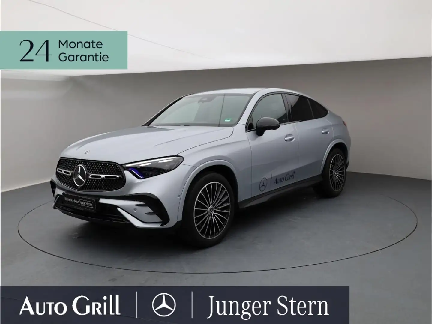 Mercedes-Benz GLC 220 d 4M Coupé AMG Ed Digital Light 360 AHK Silber - 2