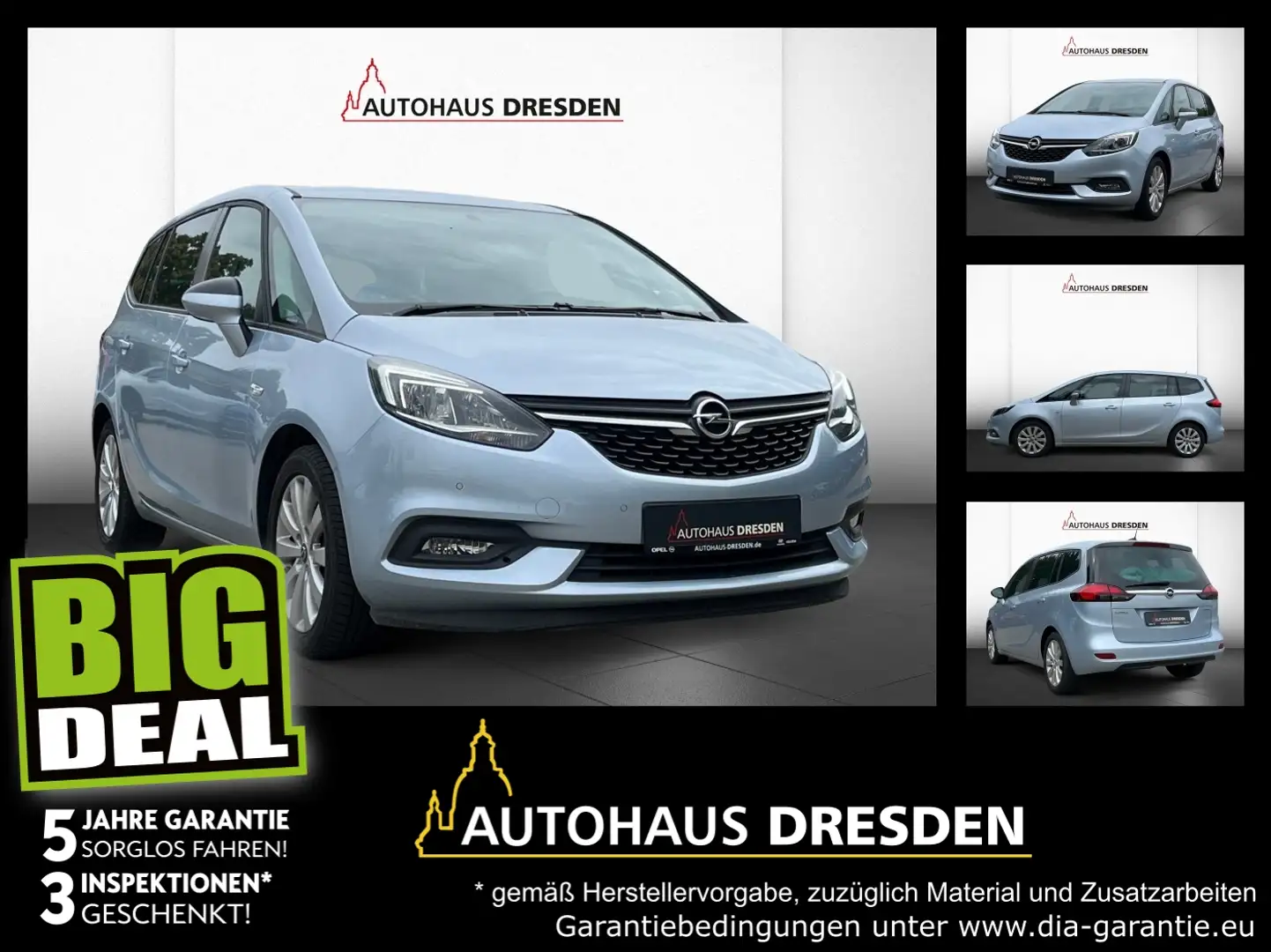 Opel Zafira C 1.4 Turbo ON KLIMA, ALLWETTERREIFEN Blau - 1