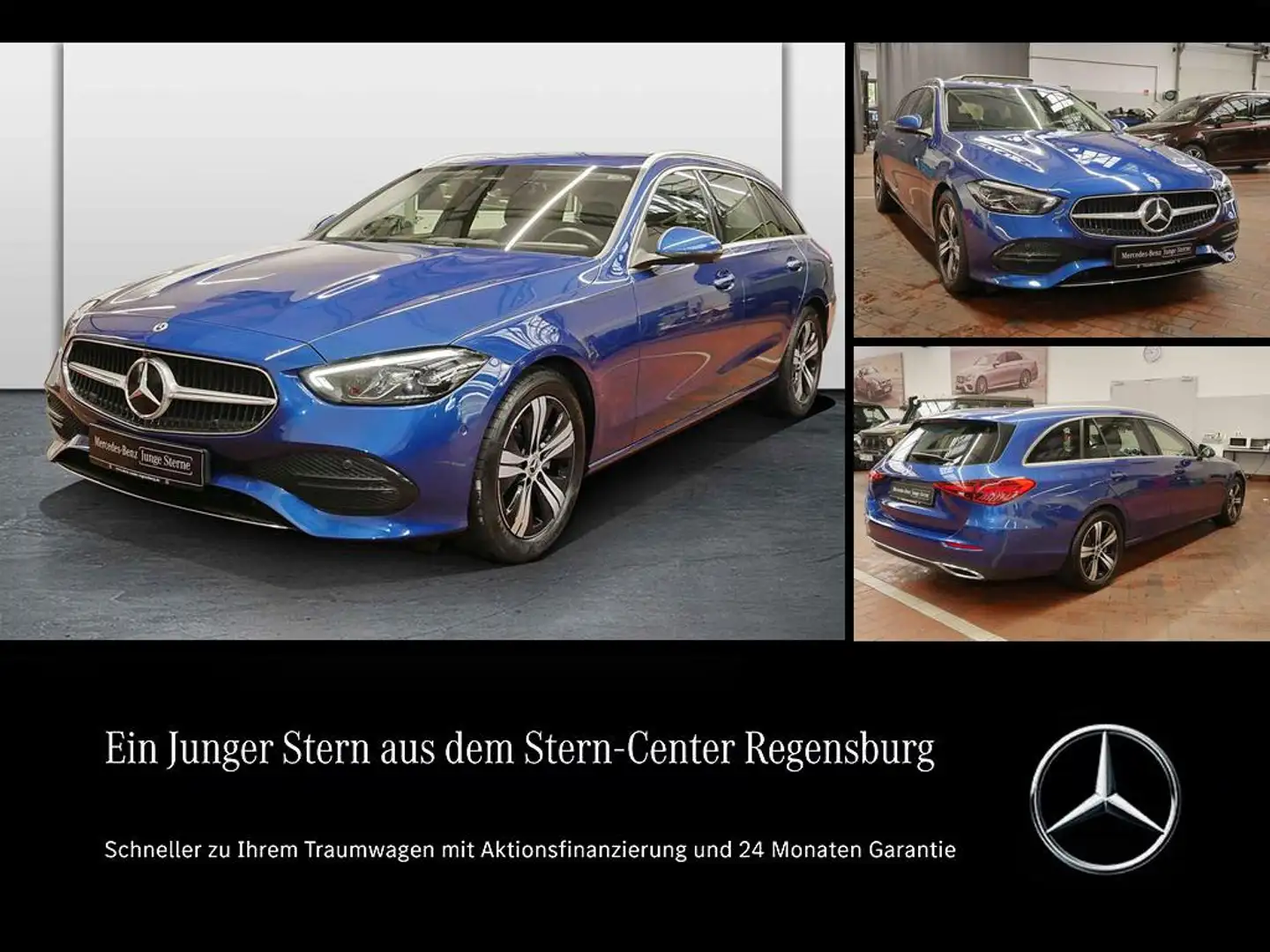 Mercedes-Benz C 180 T-Modell AVANTGARDE+AHK+LED+360° Kamera+++ Blau - 1