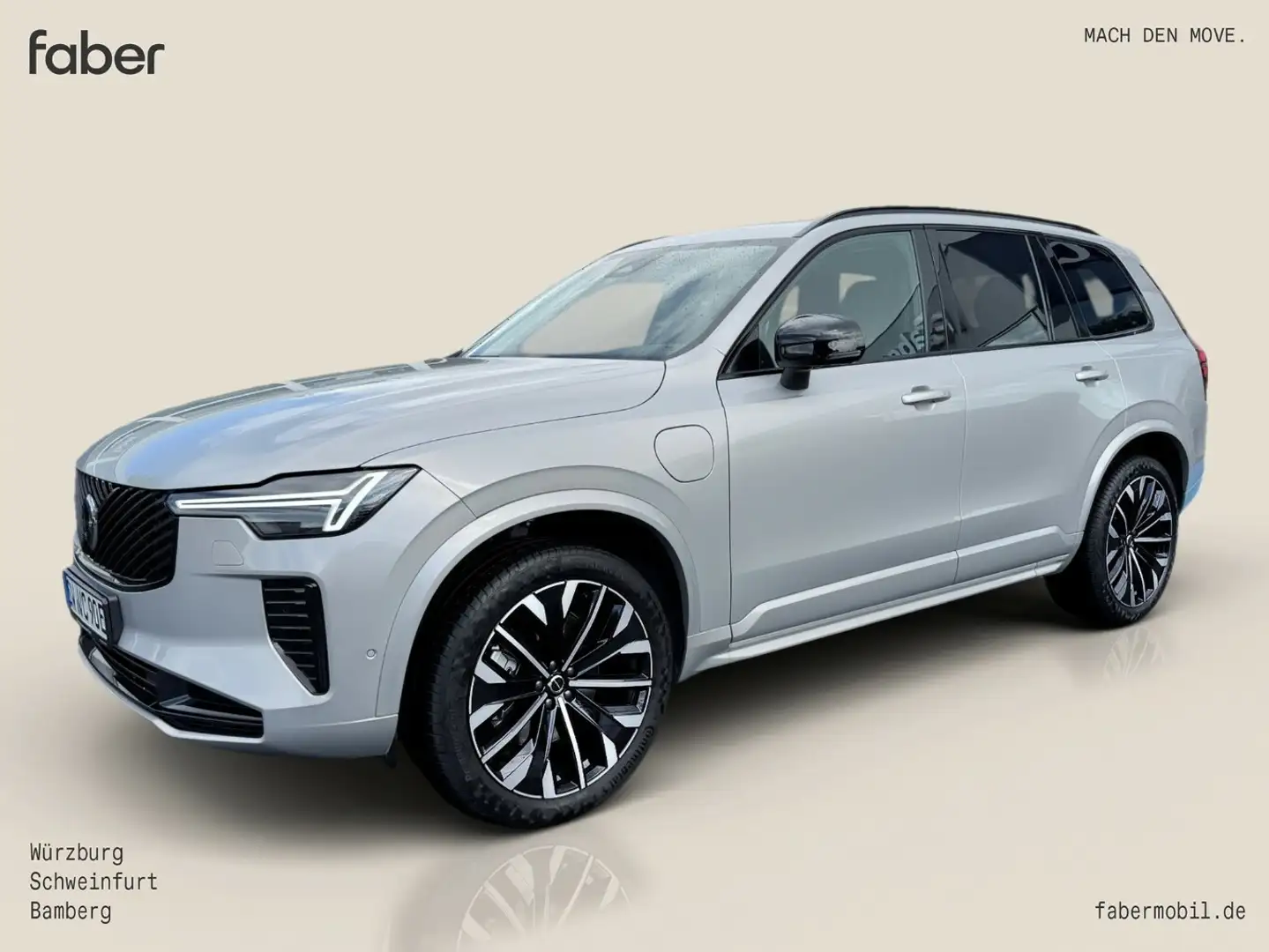 Volvo XC90 T8 AWD Plus Dark Plug-In-Hybrid Silber - 2