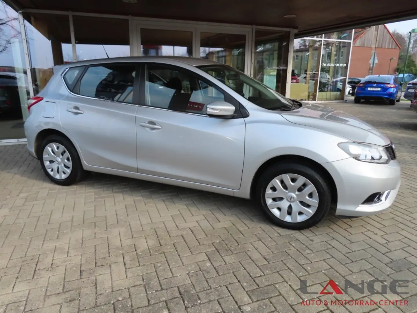 Nissan Pulsar 1.2 Visia Temp Klima BT eFH Tagfahrlicht BC ZV ESP Grau - 2
