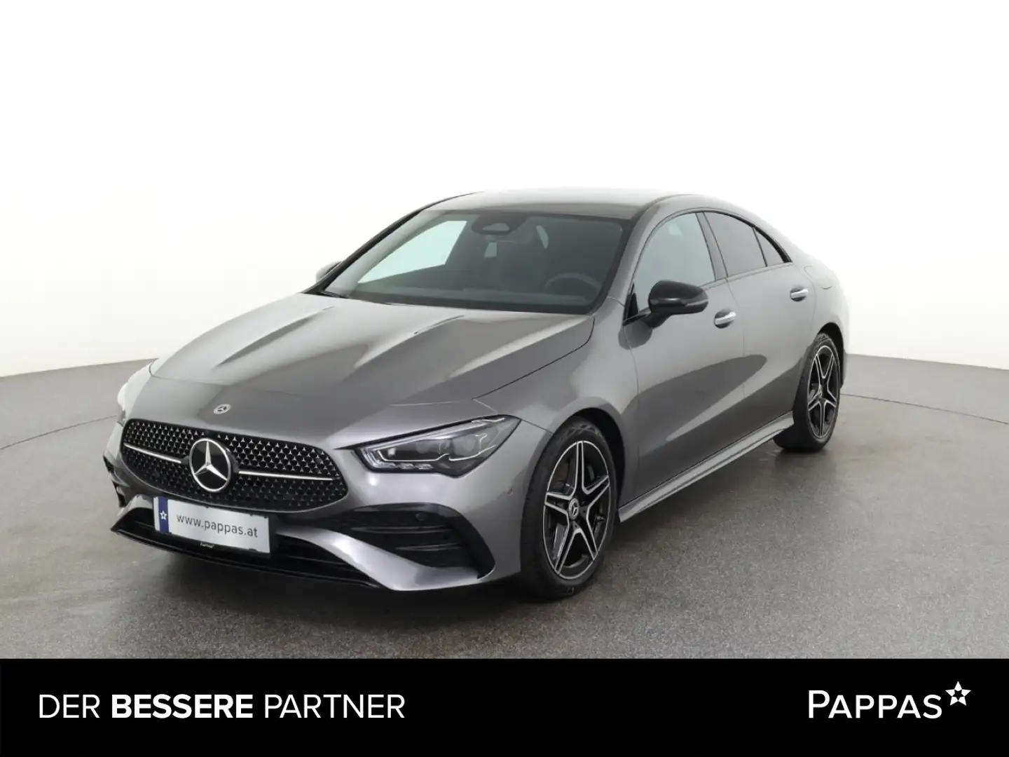 Mercedes-Benz CLA 200 d Coupé PTS Cam Navi AUT Wide LED Leder Grau - 1