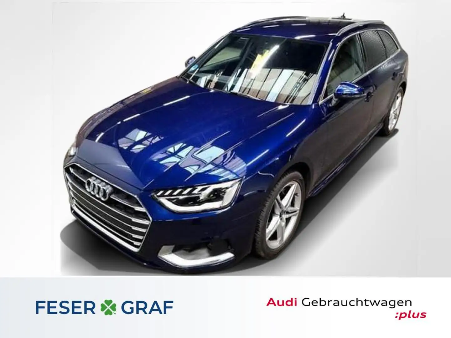 Audi A4 Avant Advanced 40 TFSI S tronic LED Navi-Plus Blauw - 1