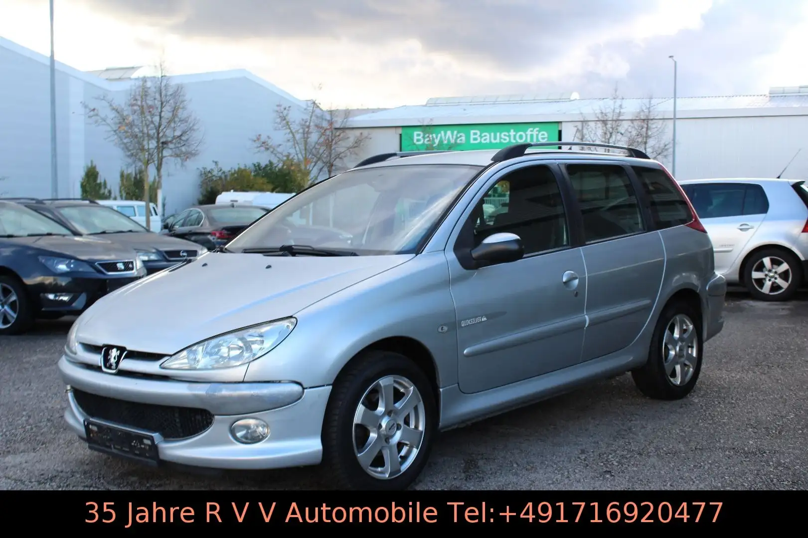 Peugeot 206 SW Quiksilver, 1.Hand, Standheizung, Klima Grau - 1