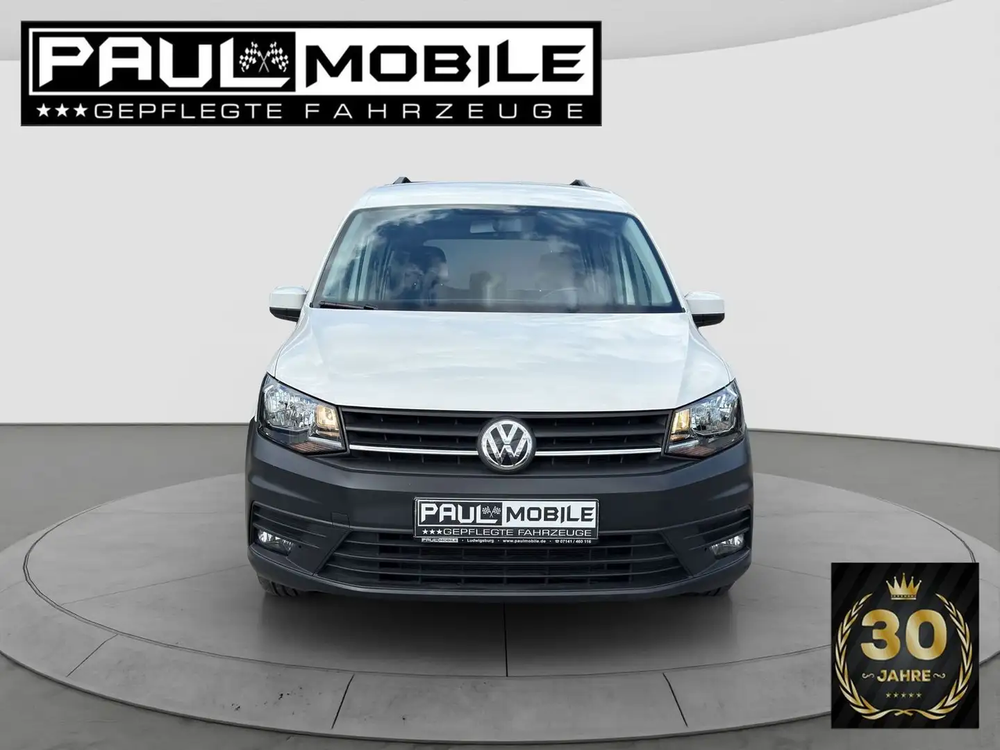 Volkswagen Caddy 2.0 tdi DSG Trendline 5-Sitzer PDC v+h AHK Blanco - 2