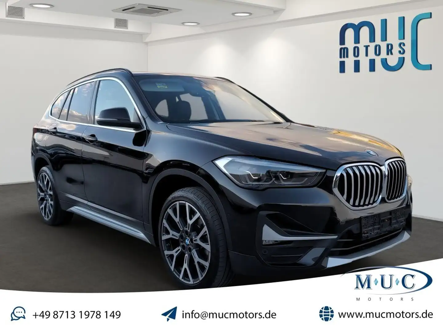 BMW X1 sDrive 20 d xLine~Leder~Navi~Kam Schwarz - 1