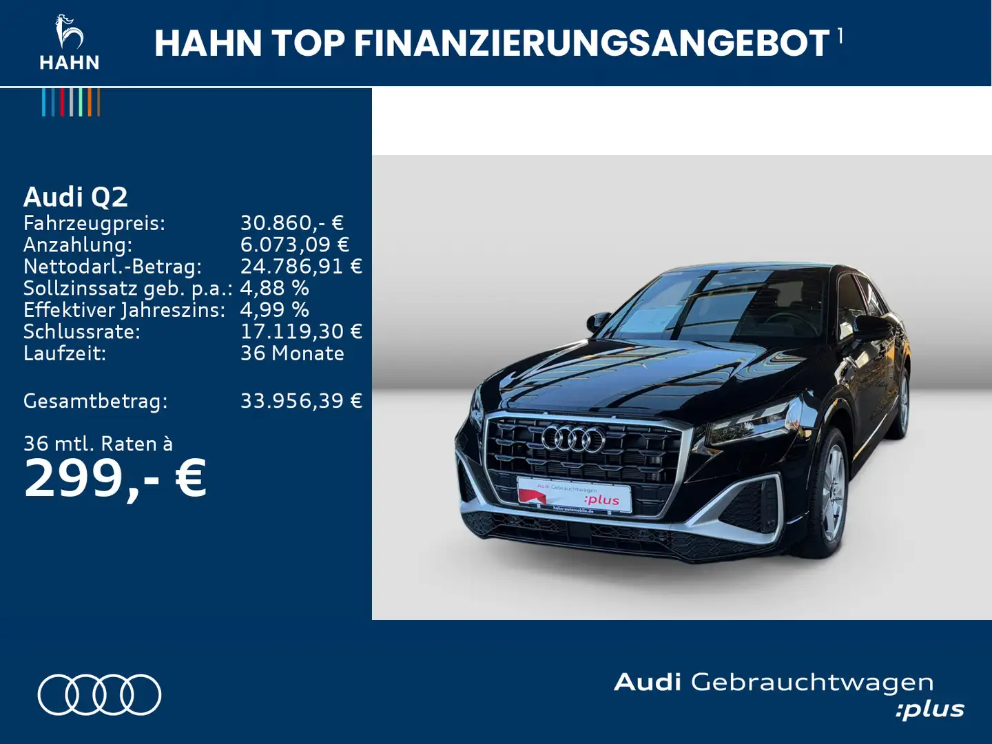 Audi Q2 35TFSI S-tronic S line Virtual Matrix CAM Nav Schwarz - 2