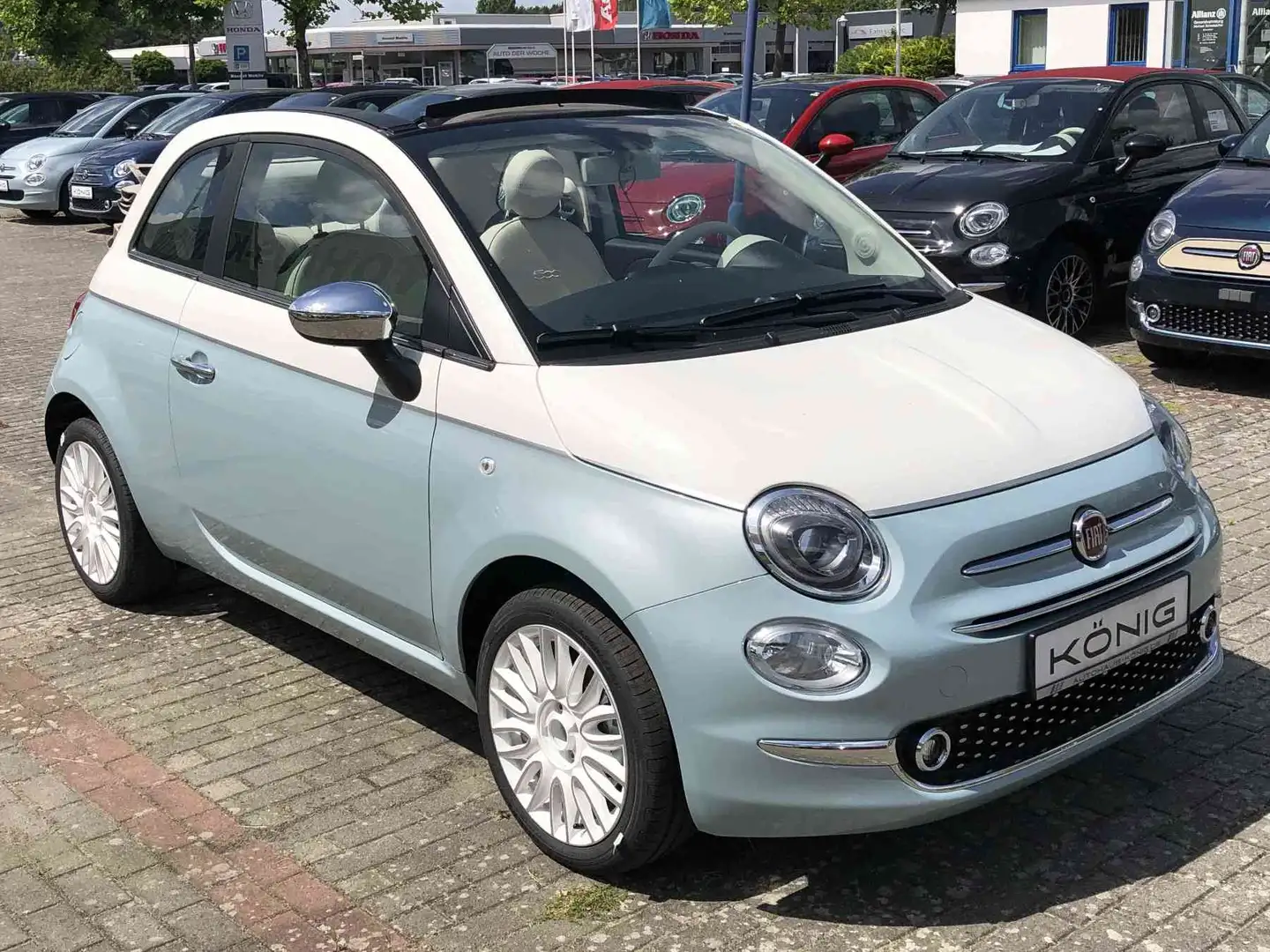 Fiat 500C Cabrio MY24 1.0 Collezione 1957  limitiertes Sonde Blanc - 2